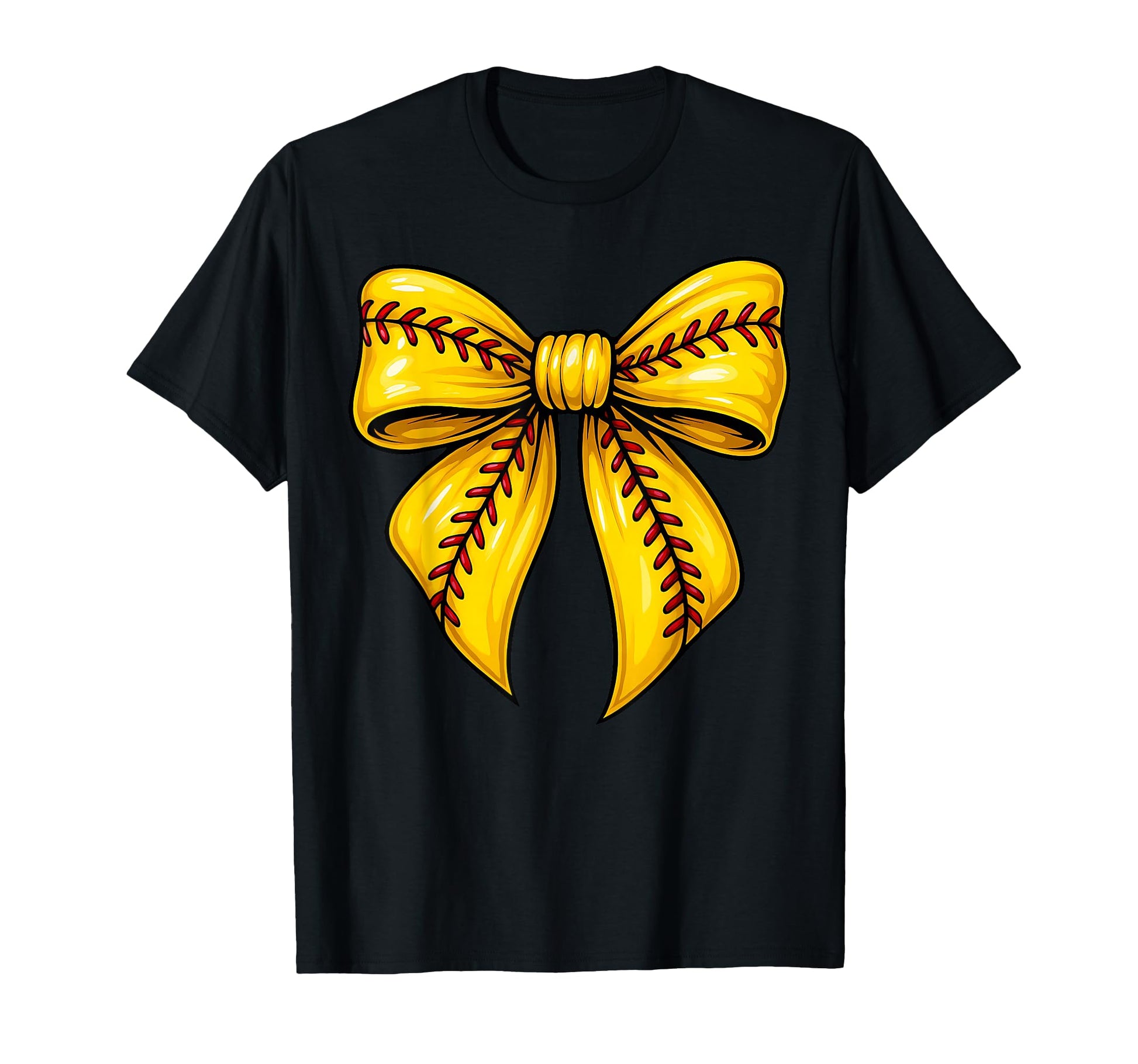 No Visible Text Detected Yellow Bow T-Shirt - Novelty Apparel Unisex - T-Shirt, Sweatshirt, Hoodie