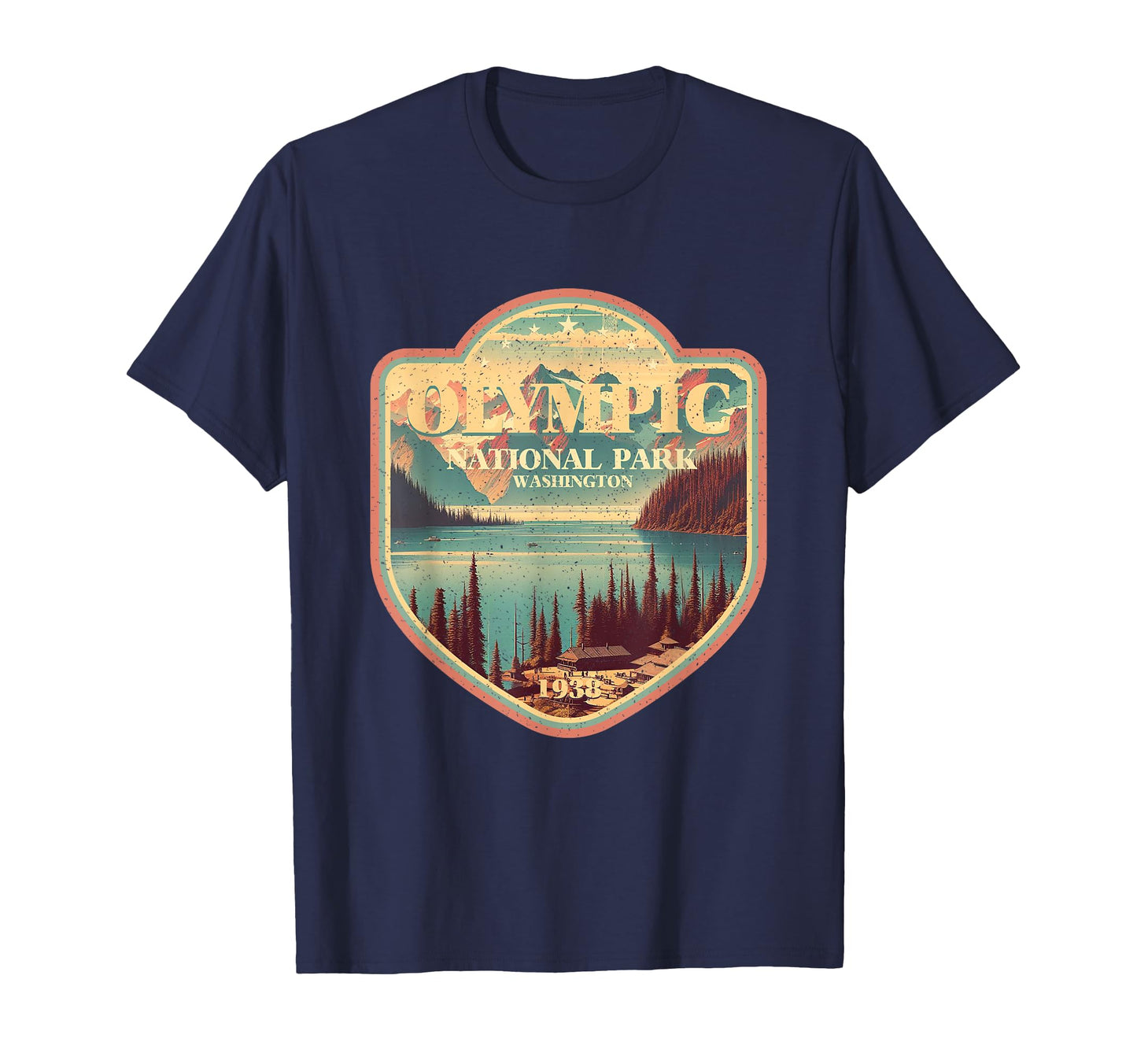 Olympic National Park Washington T-Shirt - Fun Novelty Design Men Women - T-Shirt, Sweatshirt, Hoodie