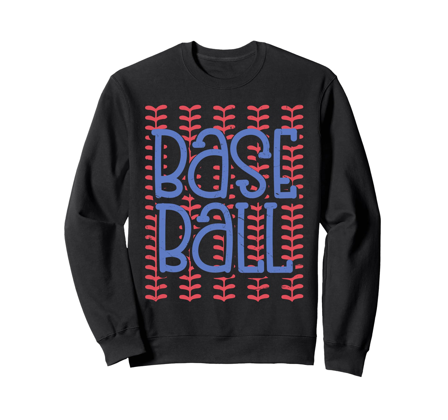 Base Ball Laces Sports Fan Sweatshirt - Fun Novelty Design for Adults - T-Shirt, Sweatshirt, Hoodie