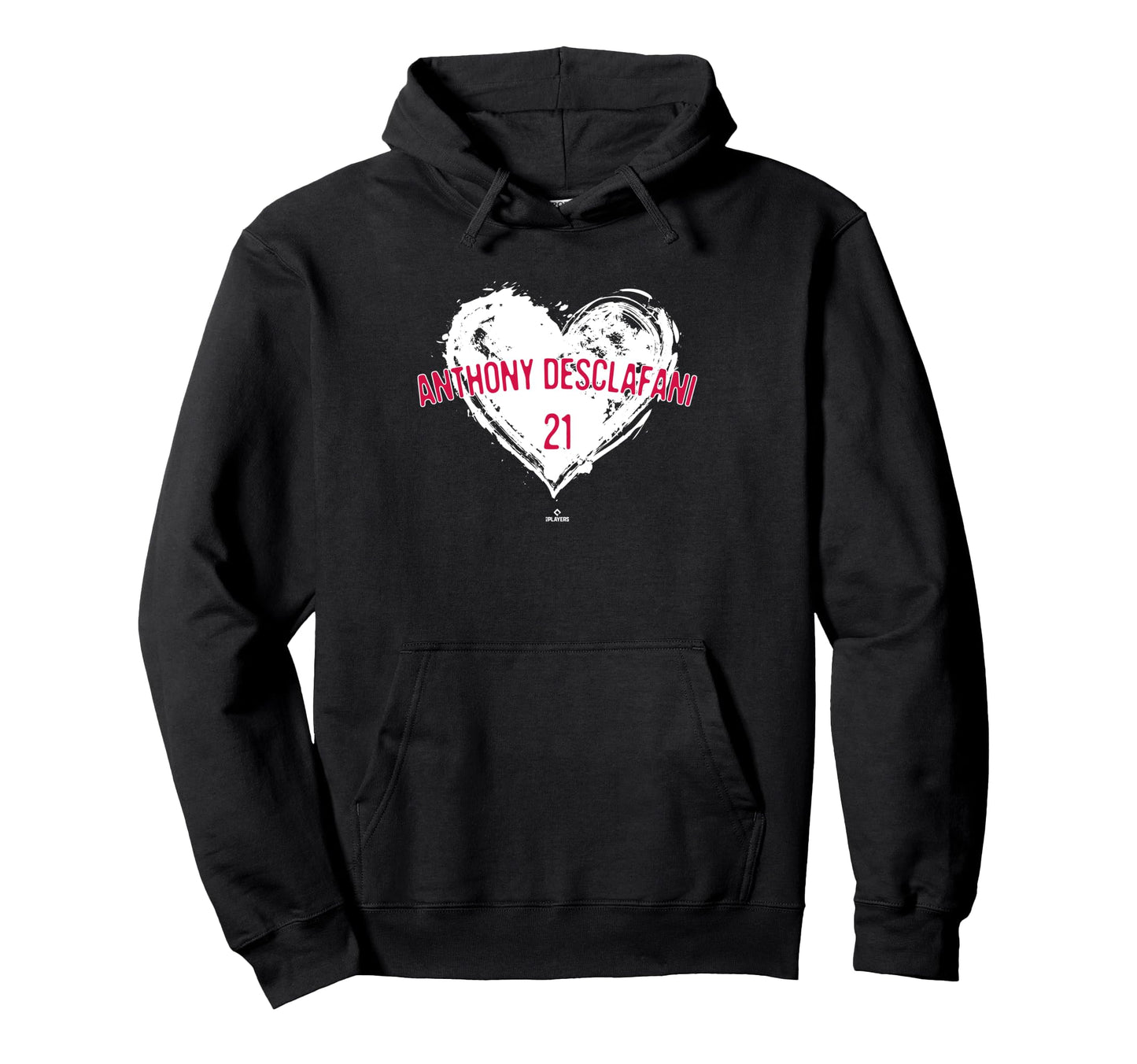 Distressed Heart Anthony Desclafani Hoodie - Casual Everyday Wear Unisex - T-Shirt, Sweatshirt, Hoodie