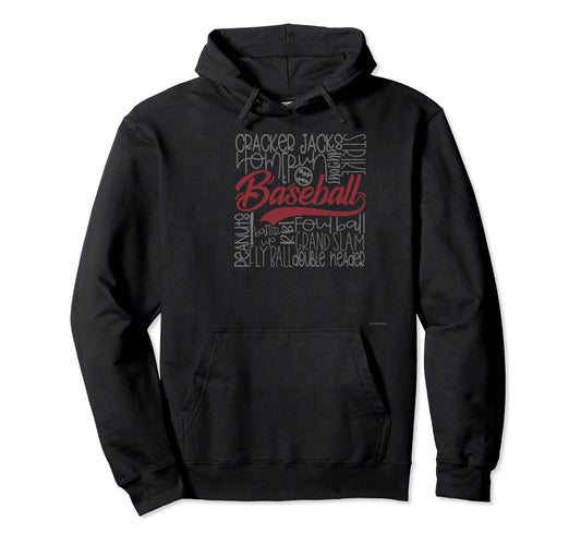 Baseball Fun Shirts Grand Slam Hoodie - Minimalist Print for Adults - T-Shirt, Sweatshirt, Hoodie