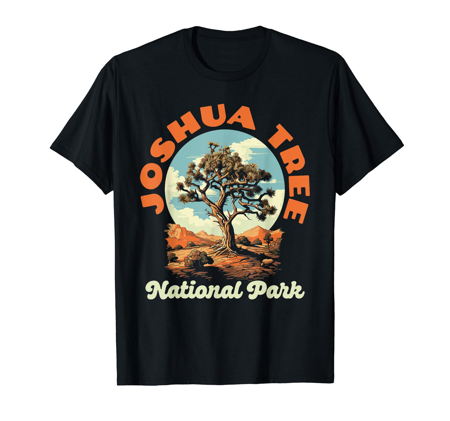 Joshua Tree National Park 70S Vibe T-Shirt - Casual Everyday Wear Men Women - T-Shirt, Sweatshirt, Hoodie