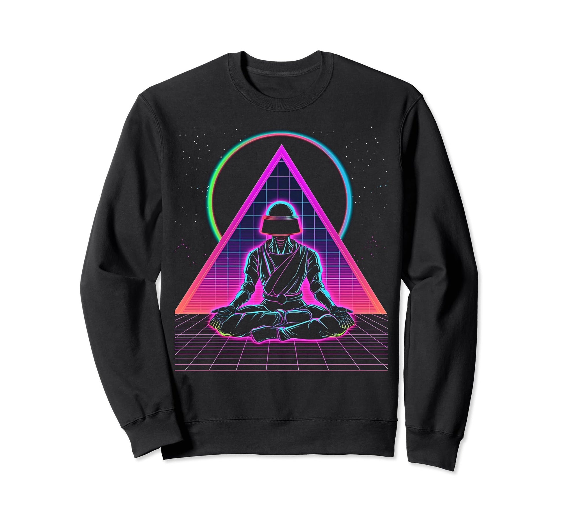 Synthwave Astronaut Cyberpunk 80S Sweatshirt - Novelty Apparel for Adults - T-Shirt, Sweatshirt, Hoodie