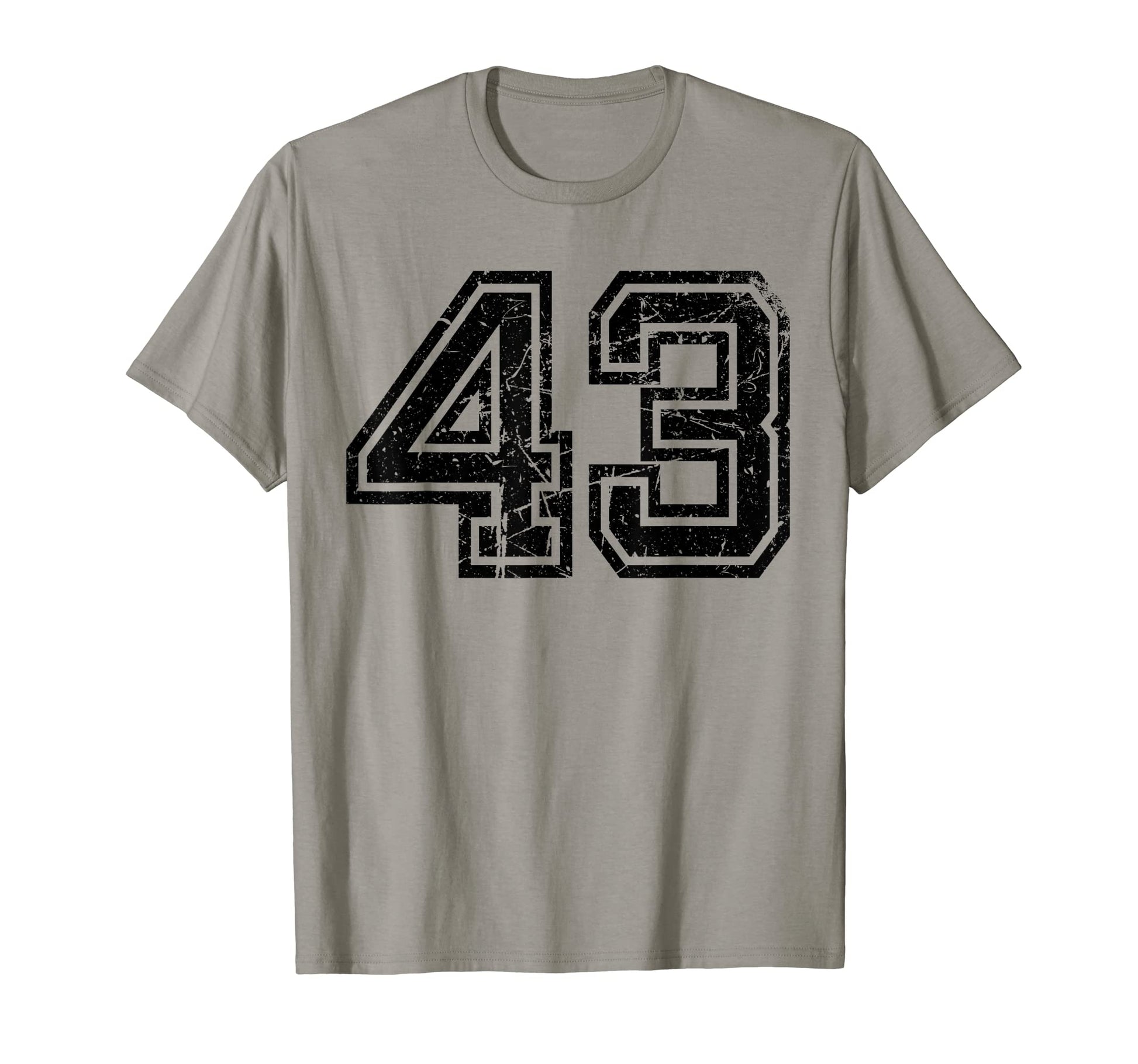 Number 43 Sports Jersey Varsity T-Shirt - Casual Everyday Wear Unisex - T-Shirt, Sweatshirt, Hoodie