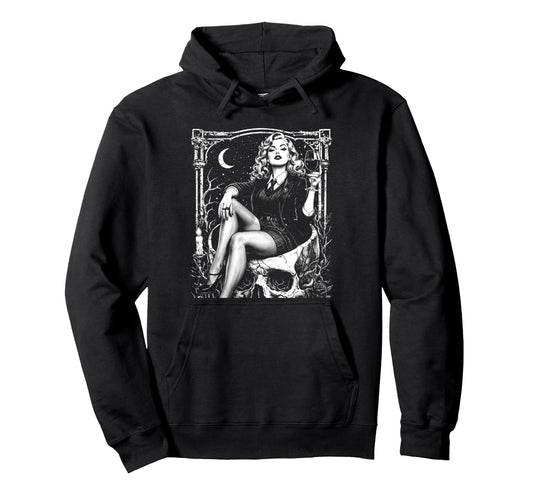 1950S Pinup Punk Alt Grunge Dark Goth Hoodie - Unique Graphic Men Women - T-Shirt, Sweatshirt, Hoodie