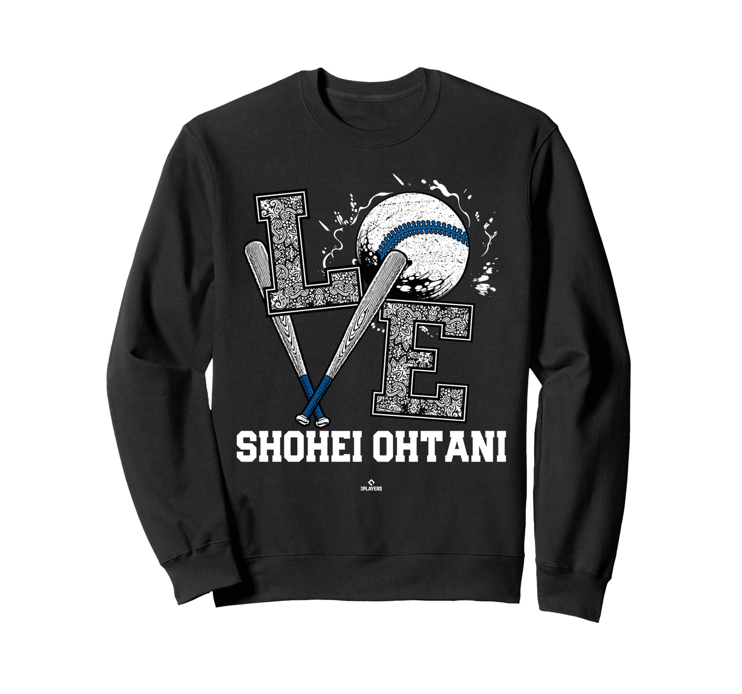 Distressed Baseball Love Sweatshirt - Casual Everyday Wear for Adults - T-Shirt, Sweatshirt, Hoodie