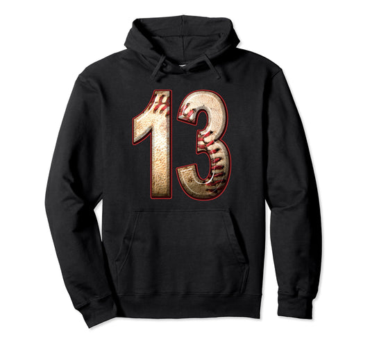 13Th Birthday Party Thirteen 13 Year Hoodie - Trendy Graphic for Adults - T-Shirt, Sweatshirt, Hoodie