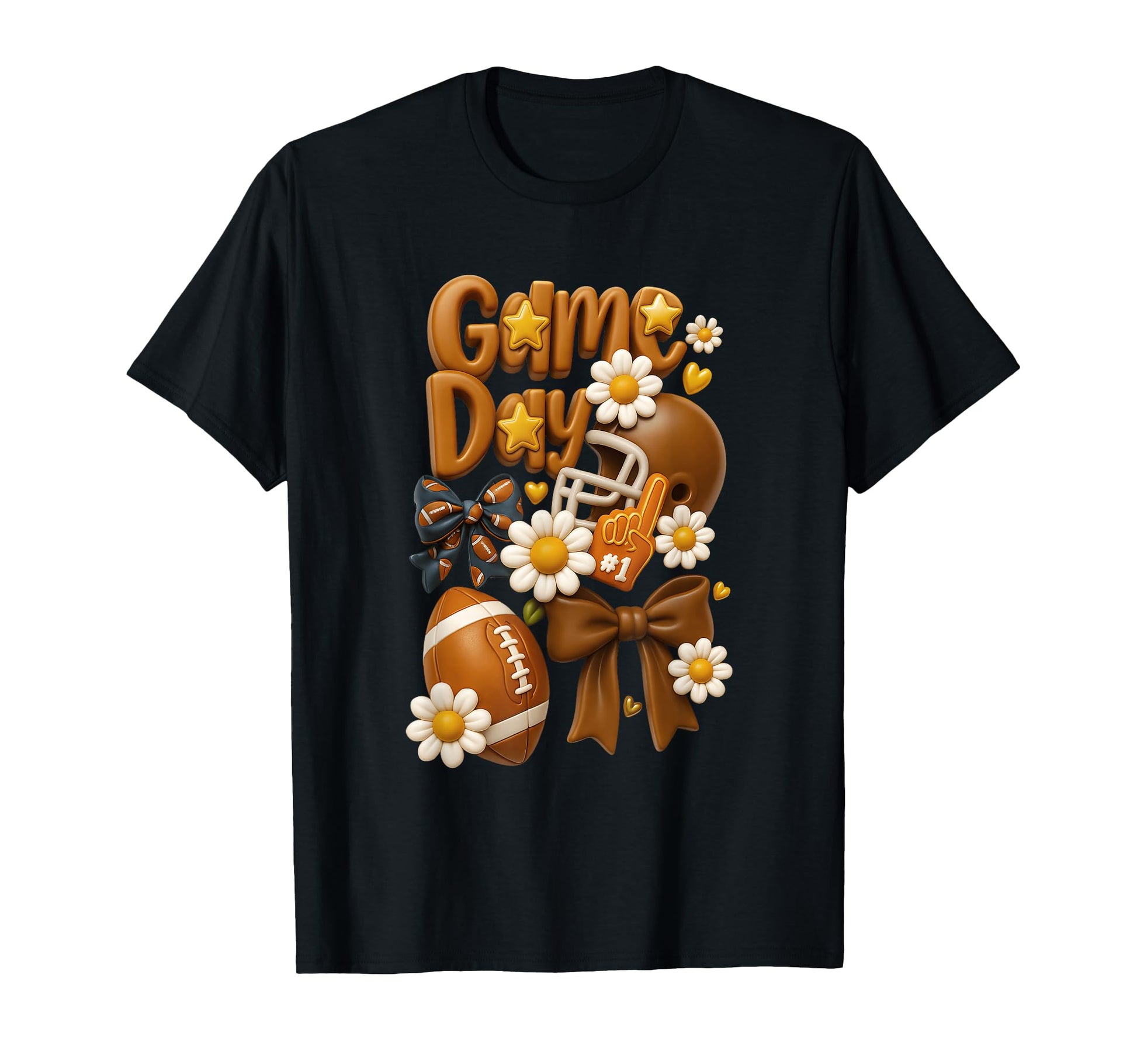 America Game Day Preppy Football T-Shirt - Unique Graphic for Adults - T-Shirt, Sweatshirt, Hoodie