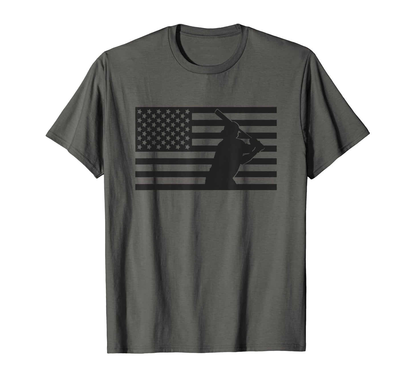 American Flag Baseball Baseball T-Shirt - Aesthetic Graphic for Adults - T-Shirt, Sweatshirt, Hoodie