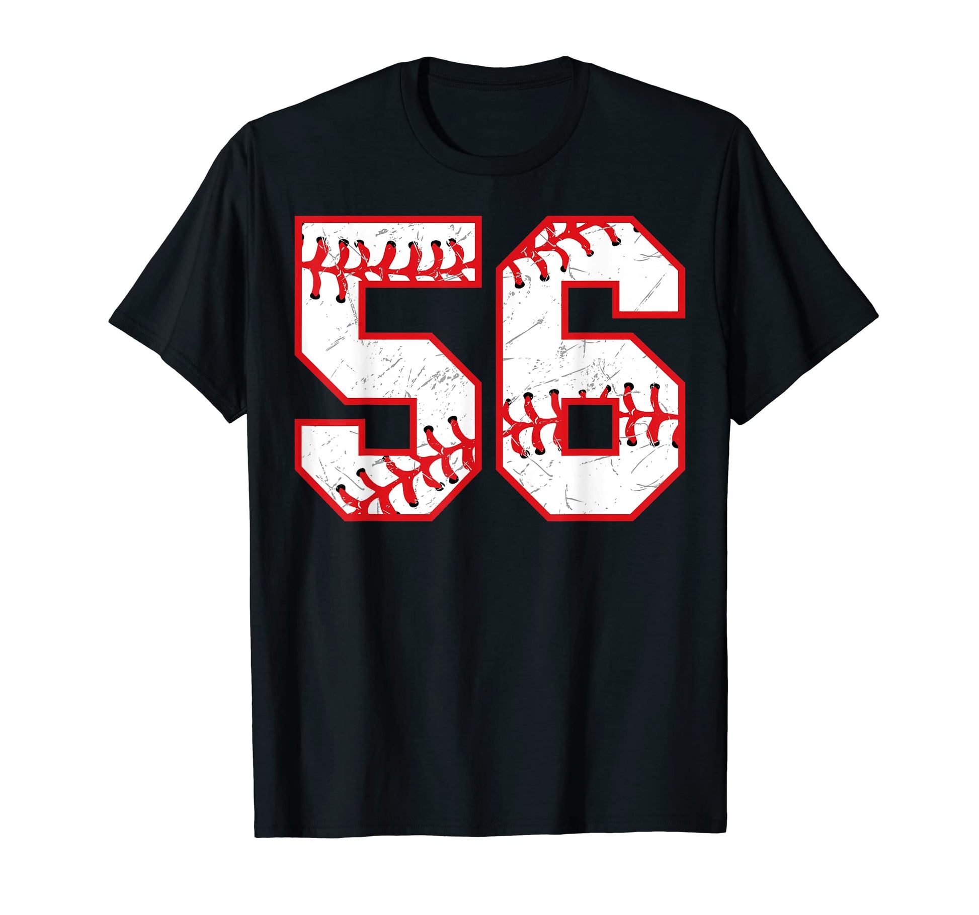 56 Birthday Baseball Theme Bday Party T-Shirt - Unique Graphic Men Women - T-Shirt, Sweatshirt, Hoodie