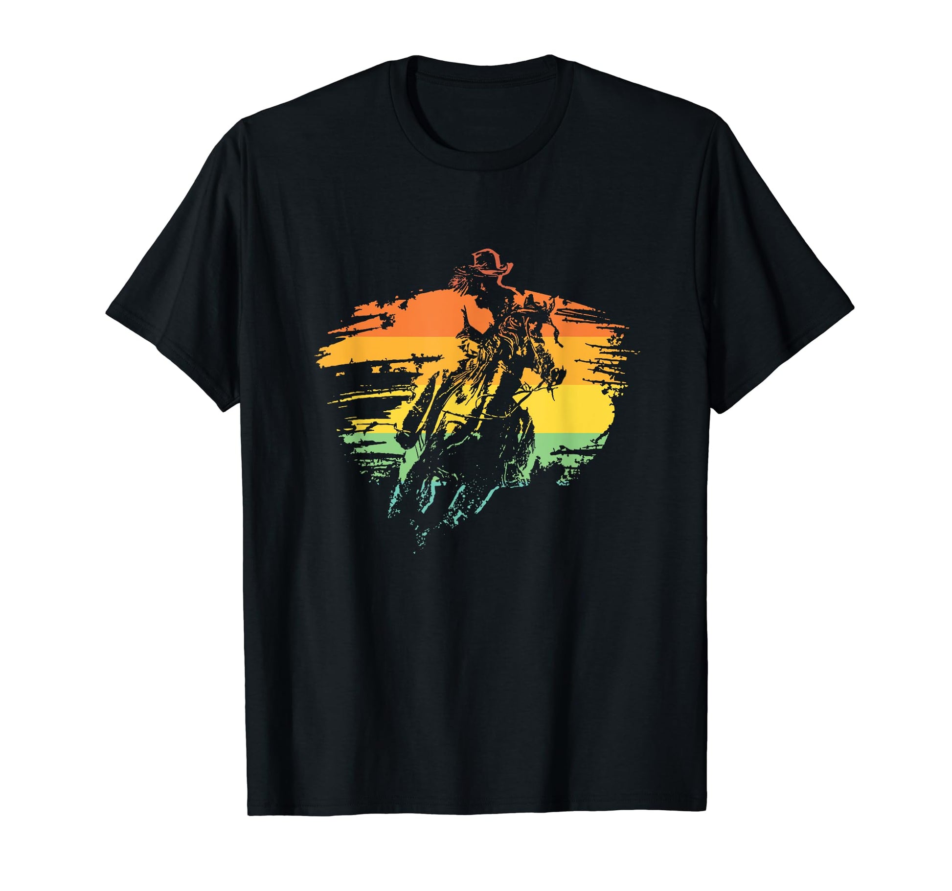 Bull American Riding Bucking Cowboy T-Shirt - Fun Novelty Design Unisex - T-Shirt, Sweatshirt, Hoodie