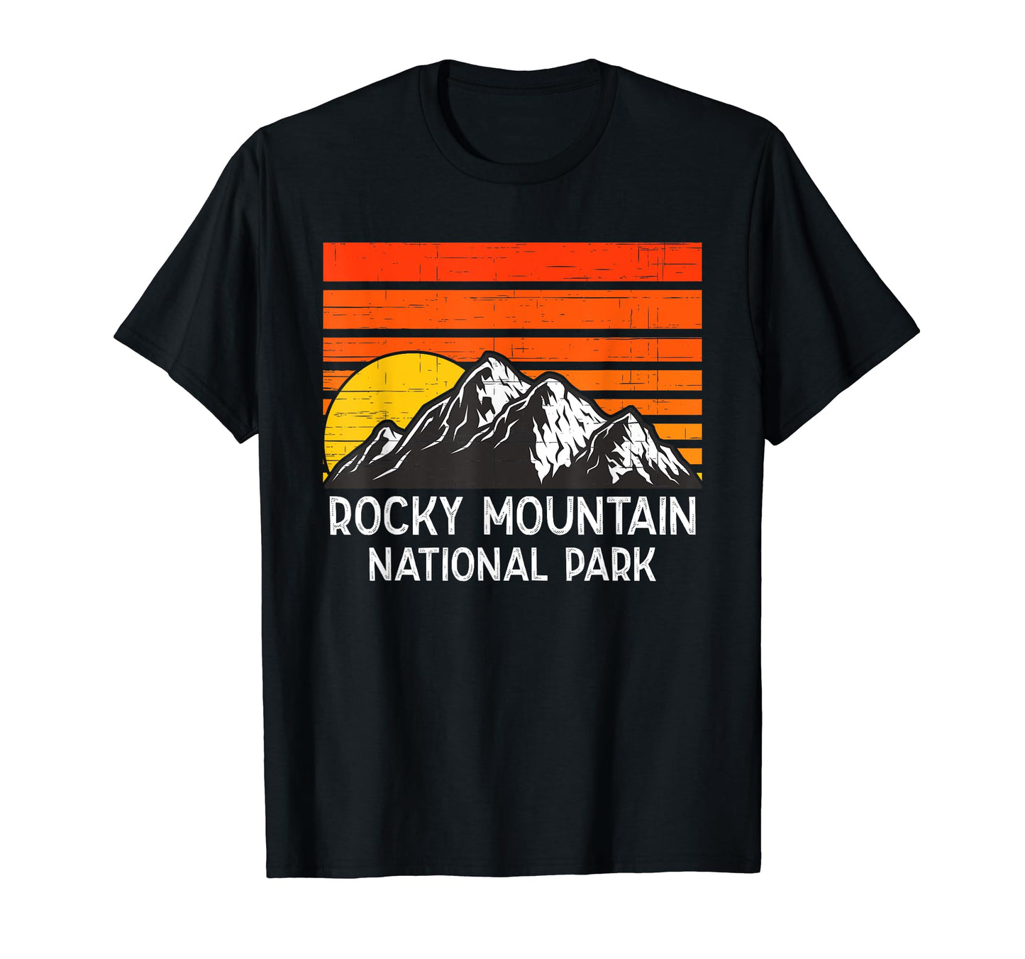 Mens Rocky Mountain National Park T-Shirt - Minimalist Print for Adults - T-Shirt, Sweatshirt, Hoodie