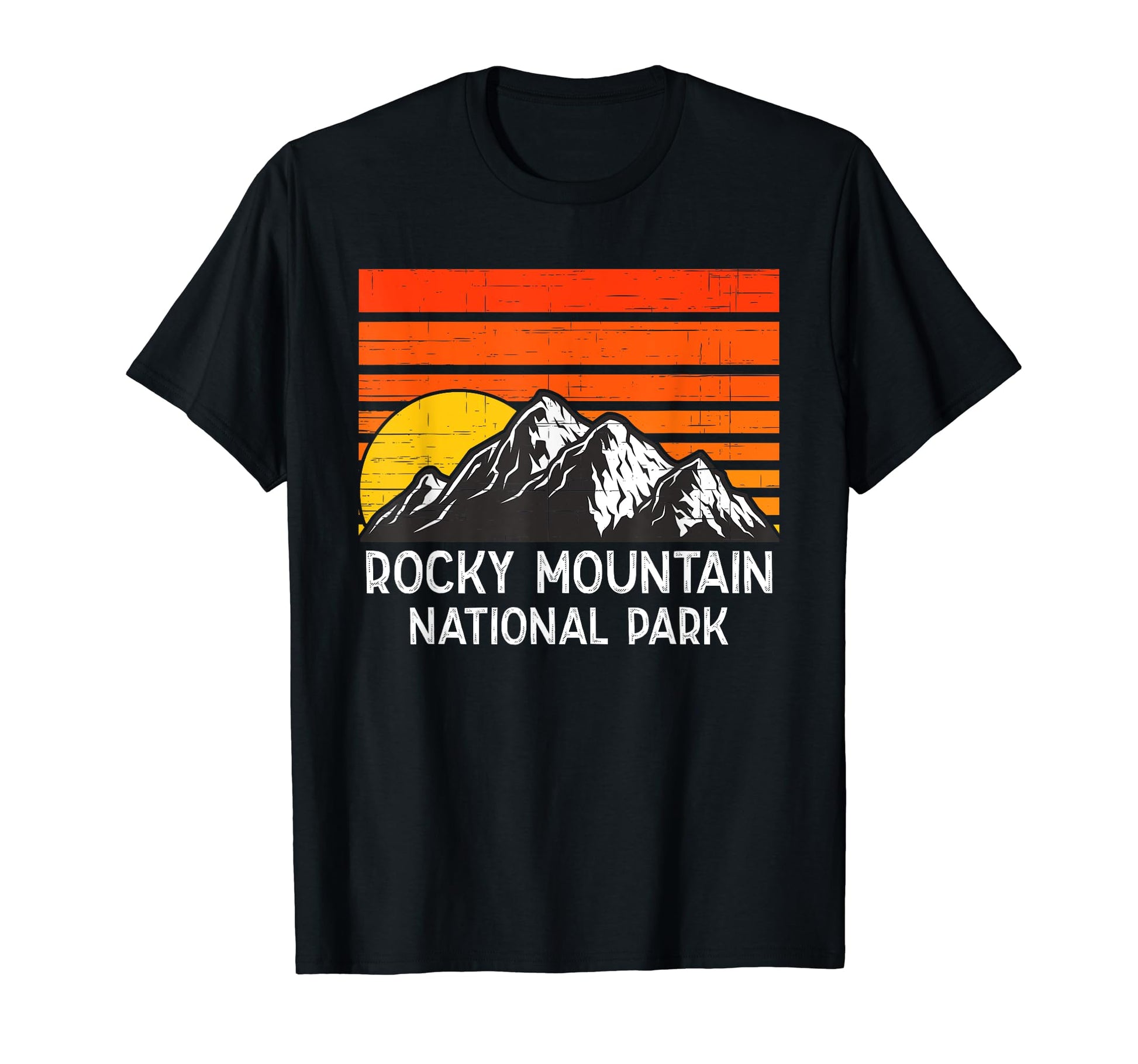 Mens Rocky Mountain National Park T-Shirt - Minimalist Print for Adults - T-Shirt, Sweatshirt, Hoodie