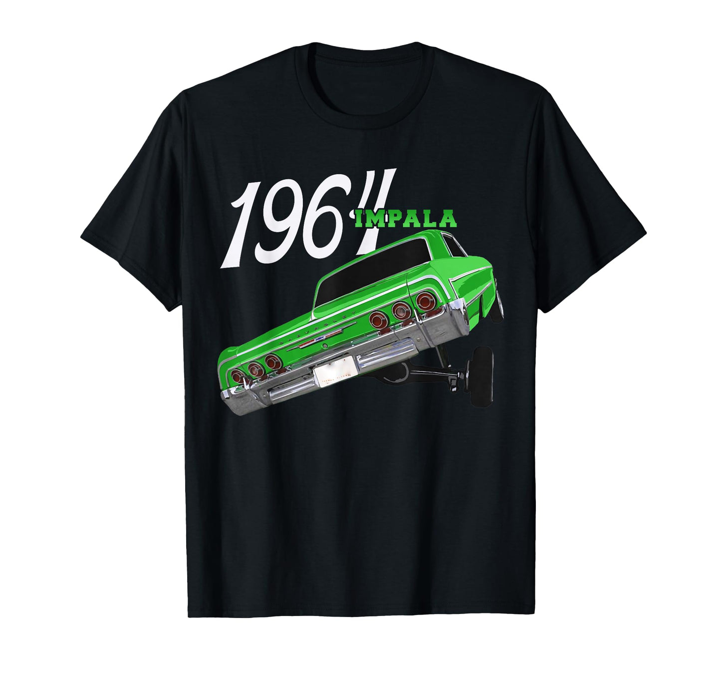 1964 64 Impala Old School Muscle Car T-Shirt - Novelty Apparel for Adults - T-Shirt, Sweatshirt, Hoodie