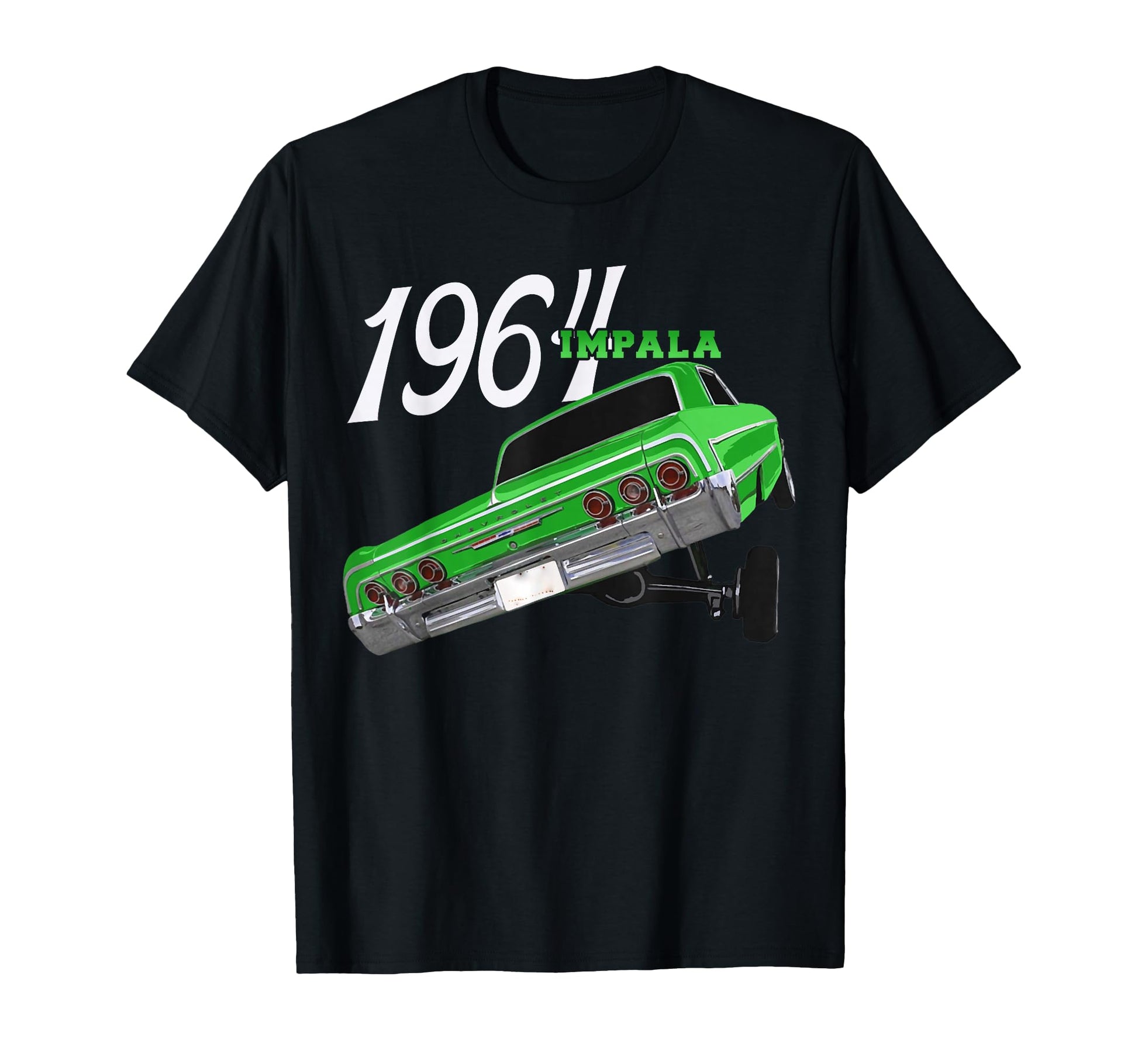 1964 64 Impala Old School Muscle Car T-Shirt - Novelty Apparel for Adults - T-Shirt, Sweatshirt, Hoodie