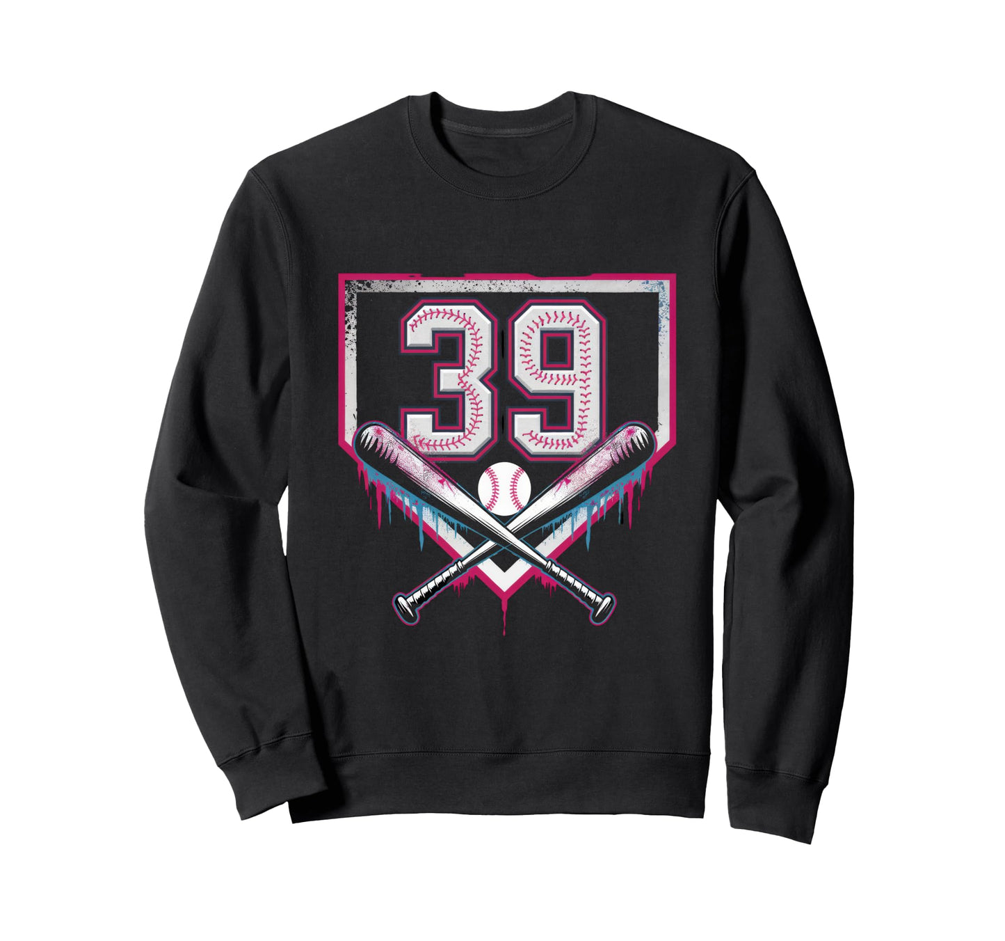 Baseball Home Ice Cream 39Th Sweatshirt - Minimalist Print Men Women - T-Shirt, Sweatshirt, Hoodie