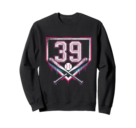 Baseball Home Ice Cream 39Th Sweatshirt - Minimalist Print Men Women - T-Shirt, Sweatshirt, Hoodie