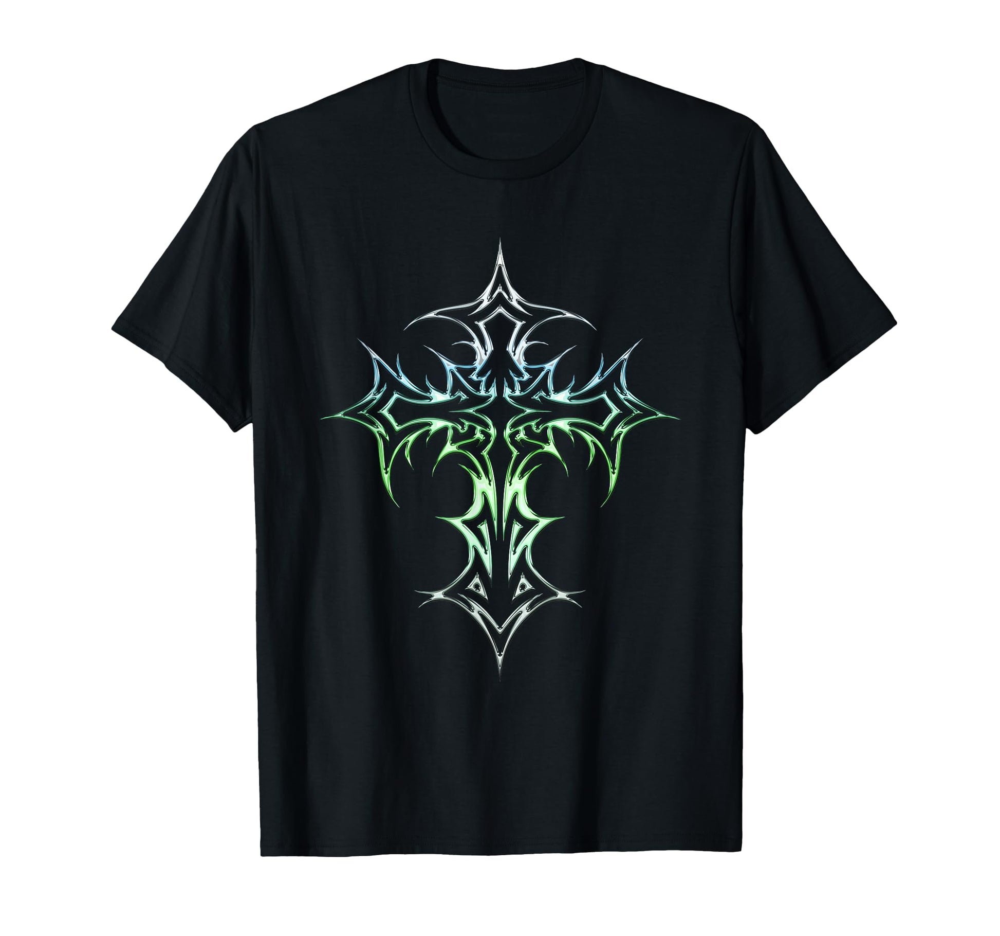 Gothic Cross Y2K Alt Aesthetic T-Shirt - Trendy Graphic for Adults - T-Shirt, Sweatshirt, Hoodie