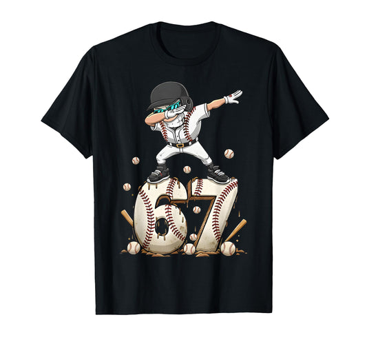 Baseball Ice Cream Drip Number T-Shirt - Casual Everyday Wear for Adults - T-Shirt, Sweatshirt, Hoodie