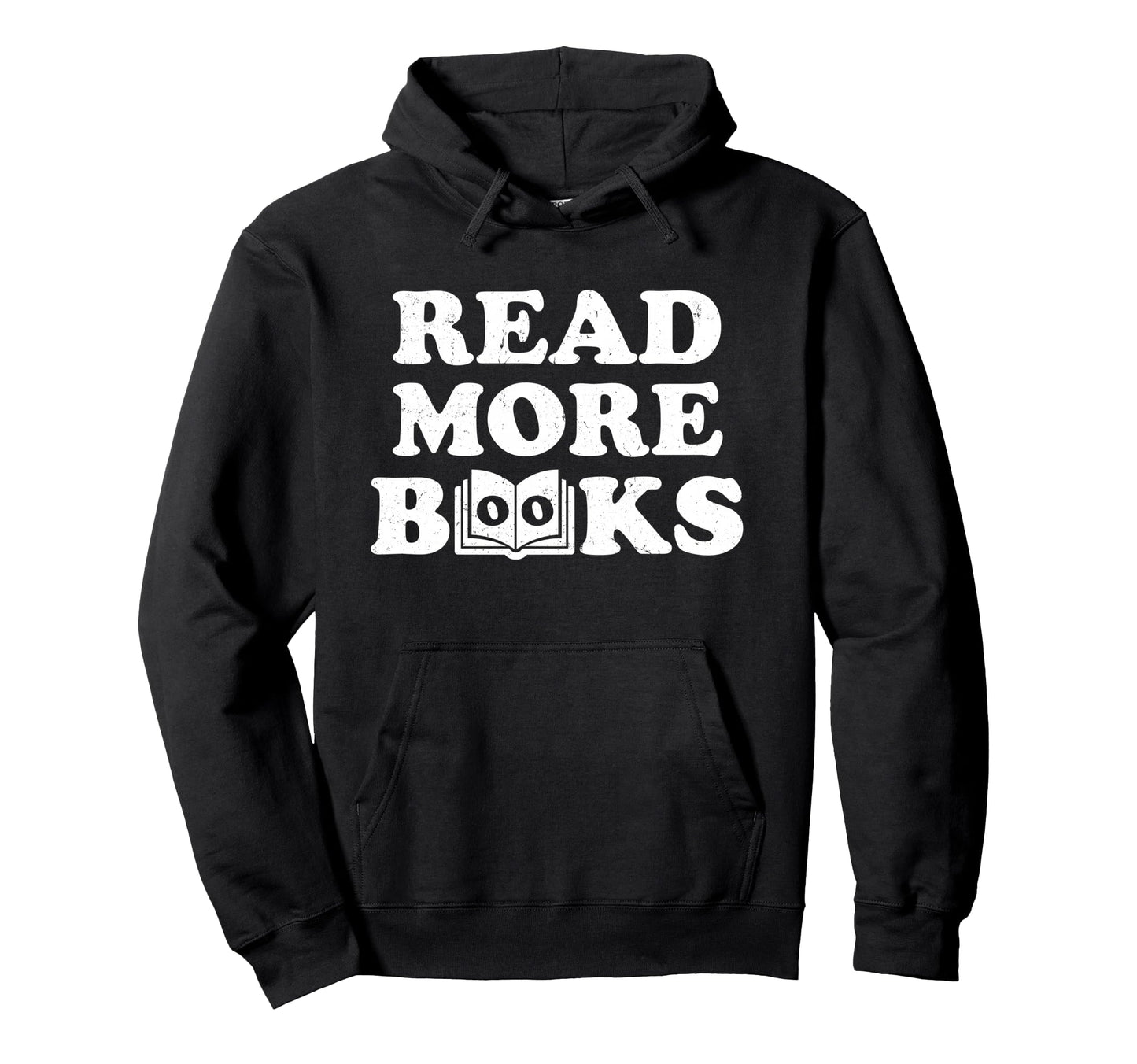 Read More Books Book Lover Nerd Hoodie - Minimalist Print for Adults - T-Shirt, Sweatshirt, Hoodie