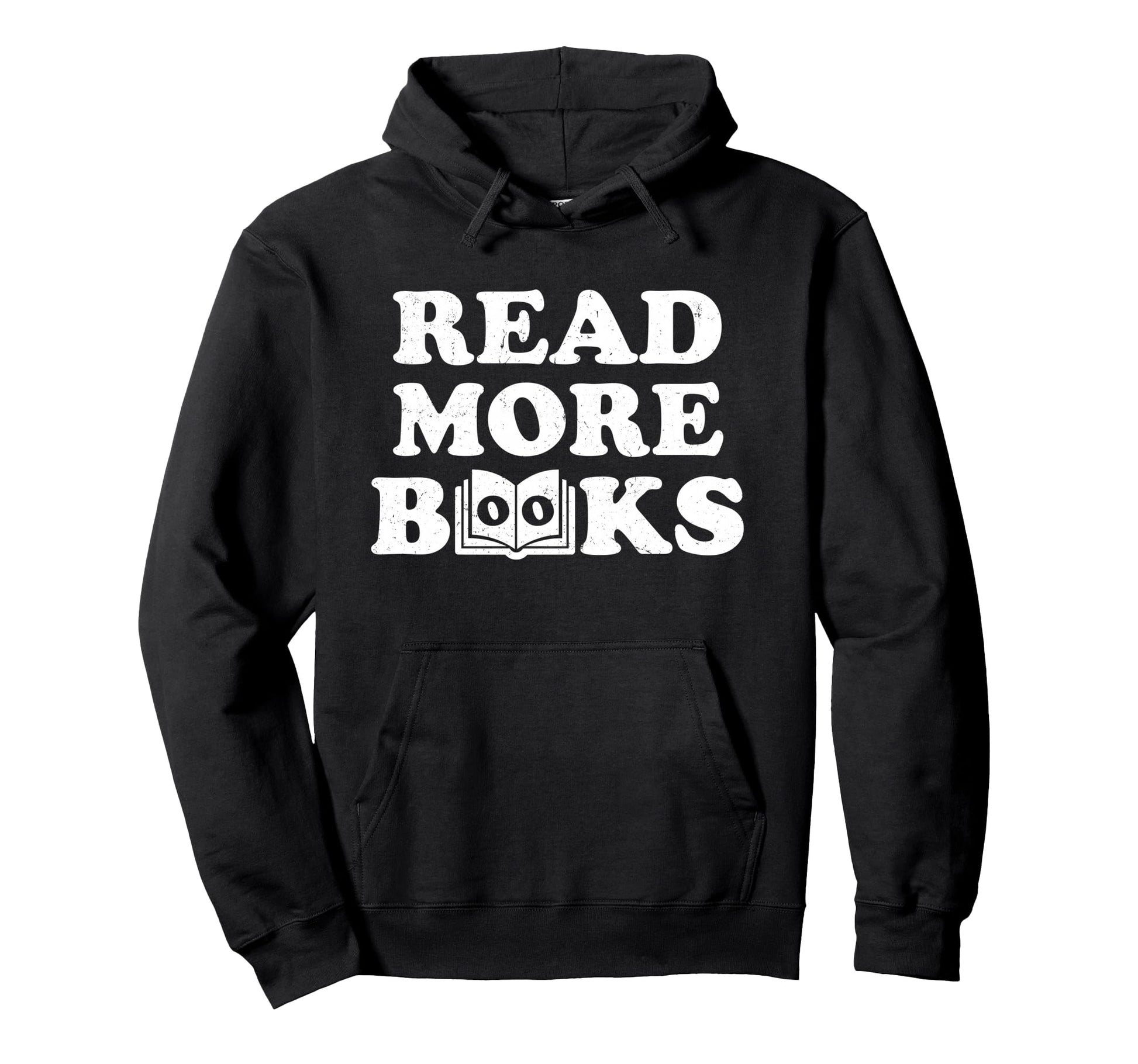 Read More Books Book Lover Nerd Hoodie - Minimalist Print for Adults - T-Shirt, Sweatshirt, Hoodie