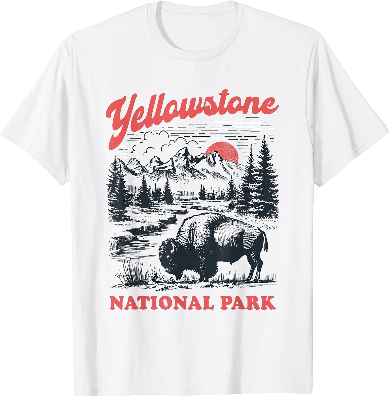 Adventure Wildlife Outdoor Vintage Style Merch - Adult & Kids T-Shirts, Sweatshirts & Hoodies apparel design preview 1