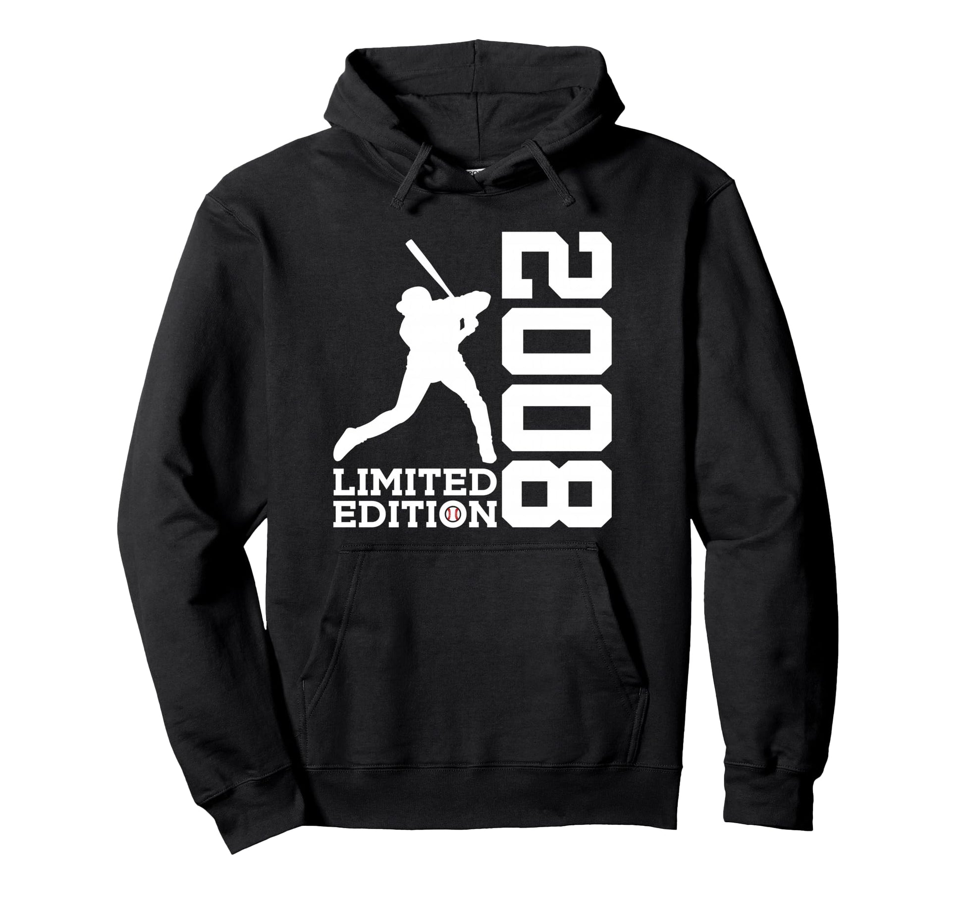18Th Birthday Baseball 2008 Hoodie - Custom Art Print for Adults - T-Shirt, Sweatshirt, Hoodie