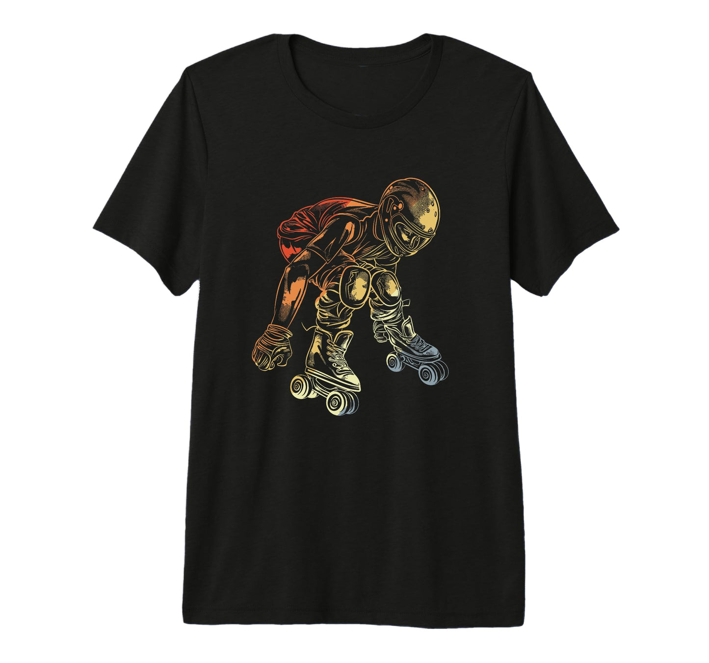 Roller Skater Tri Blend T-Shirt - Novelty Apparel for Adults - T-Shirt, Sweatshirt, Hoodie