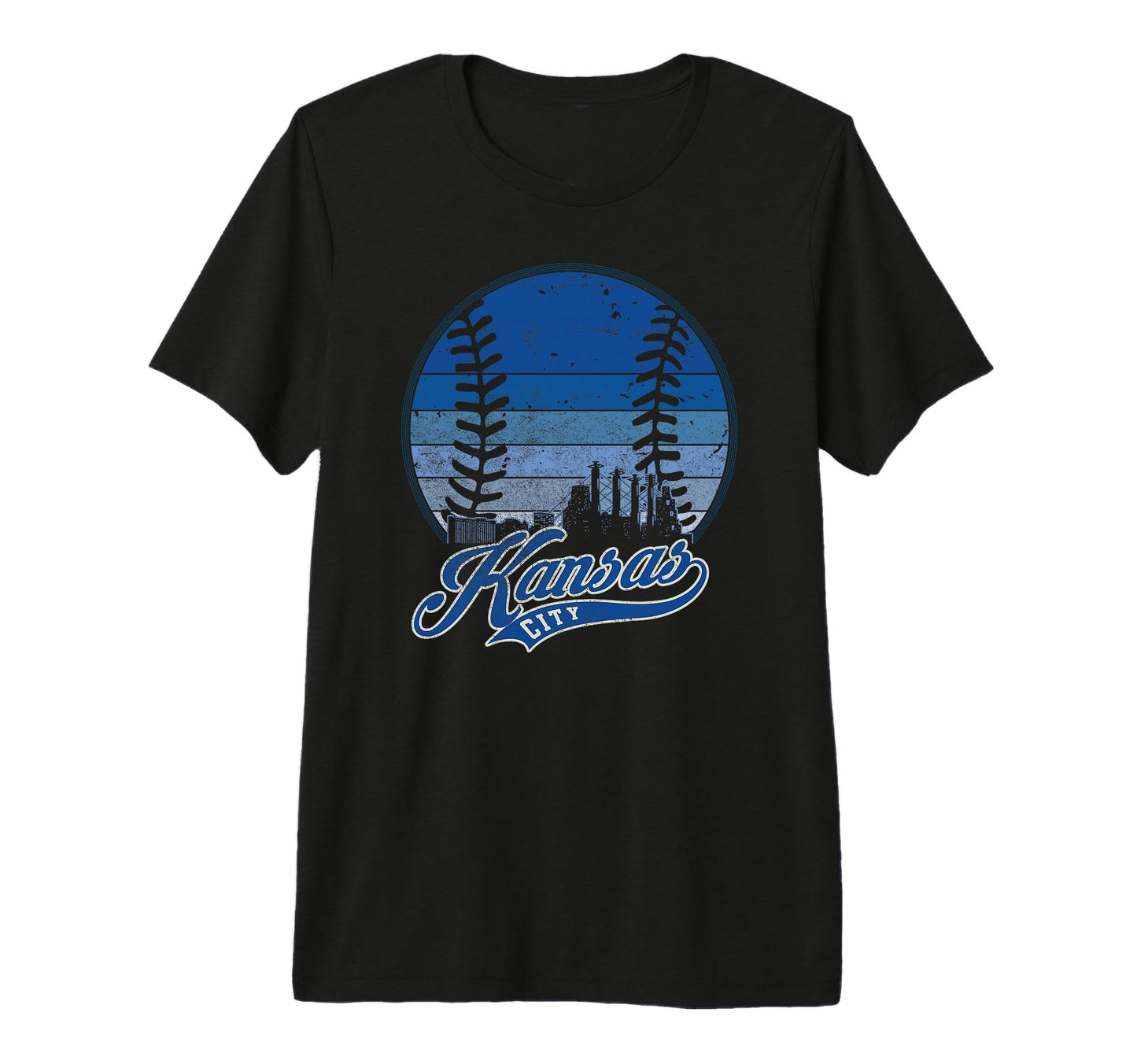 Kansas City Baseball American Us T-Shirt - Casual Everyday Wear Unisex - T-Shirt, Sweatshirt, Hoodie