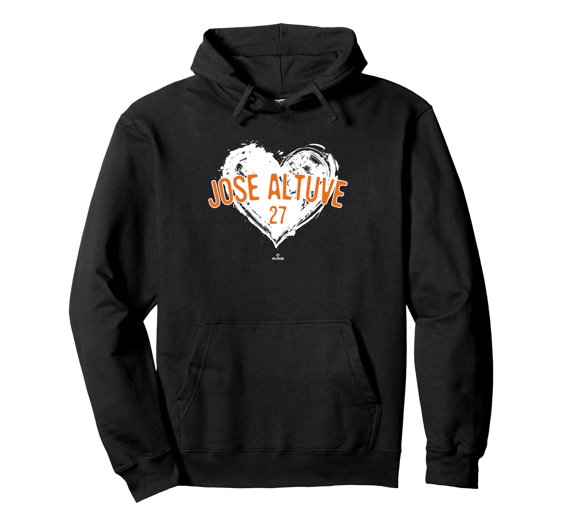 Distressed Heart Jose Altuve Houston Hoodie - Fun Novelty Design Unisex - T-Shirt, Sweatshirt, Hoodie