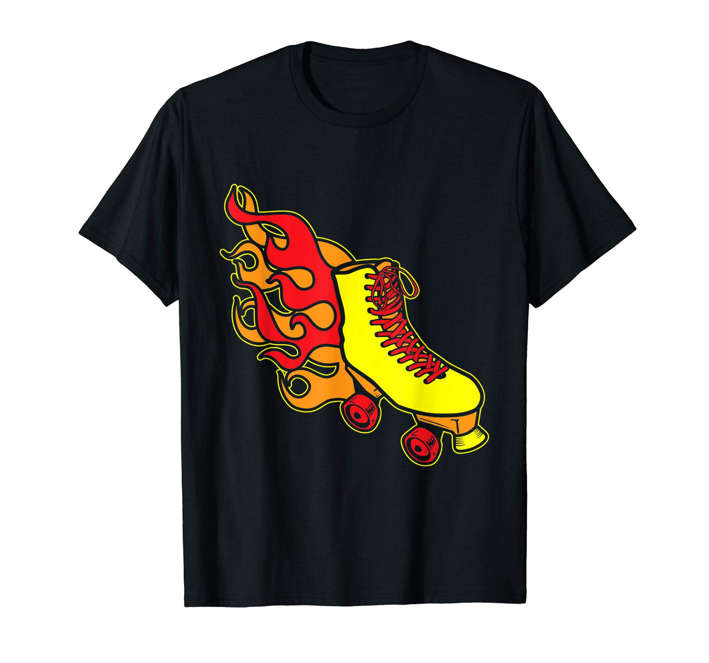 Roller Derby Rollerskating Skates 80S T-Shirt - Graphic Print Men Women - T-Shirt, Sweatshirt, Hoodie