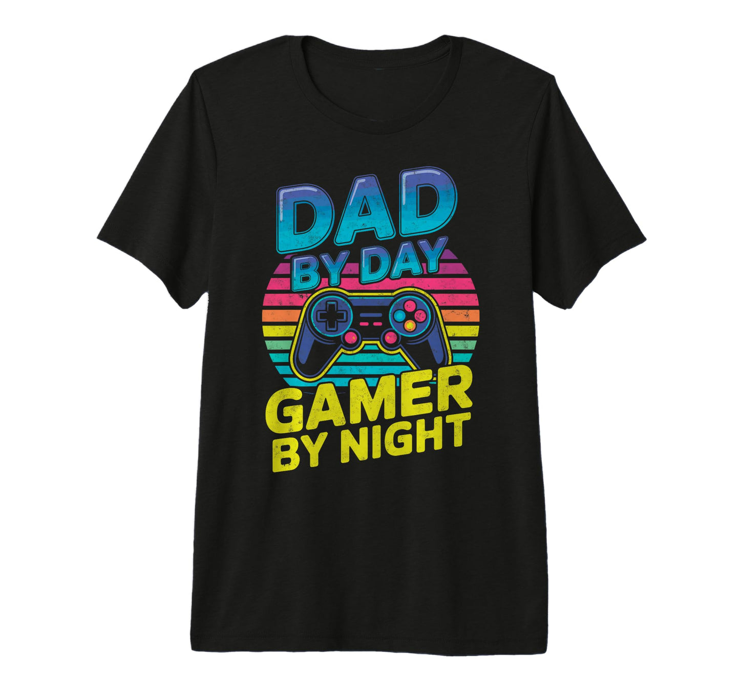 Dad Day Gamer Night Joke Video Game T-Shirt - Unique Graphic Men Women - T-Shirt, Sweatshirt, Hoodie