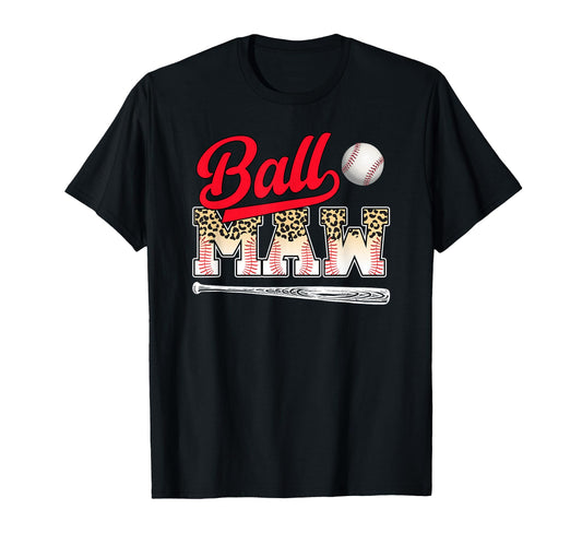 Ball Maw Leopard Baseball Maw T-Shirt - Streetwear Style Men Women - T-Shirt, Sweatshirt, Hoodie