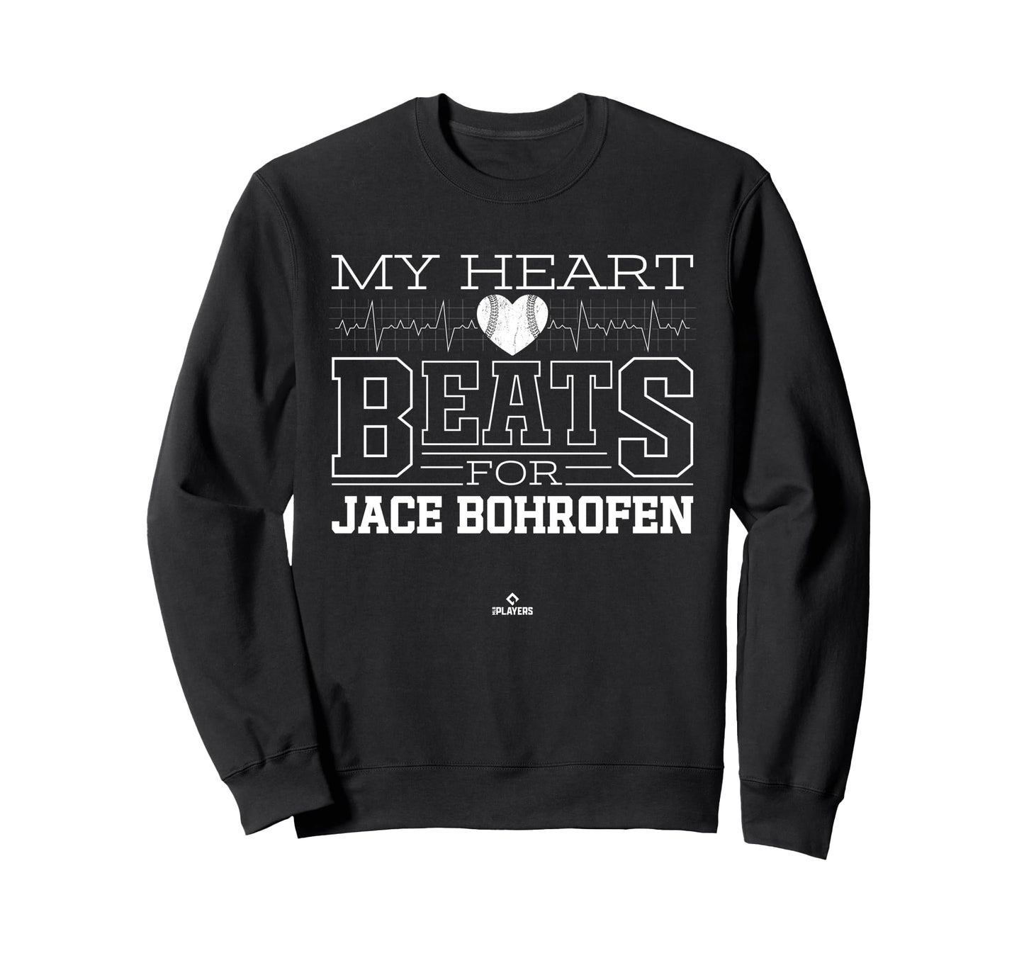 My Heart Beats Jace Bohrofen Sweatshirt - Minimalist Print Men Women - T-Shirt, Sweatshirt, Hoodie