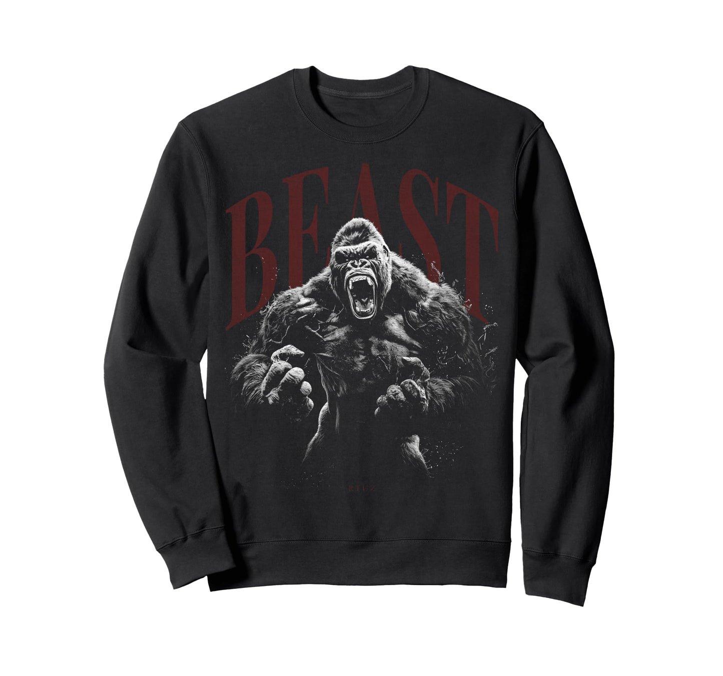 Gorilla Kong Ape Gym Fitness Sweatshirt - Novelty Apparel for Adults - T-Shirt, Sweatshirt, Hoodie