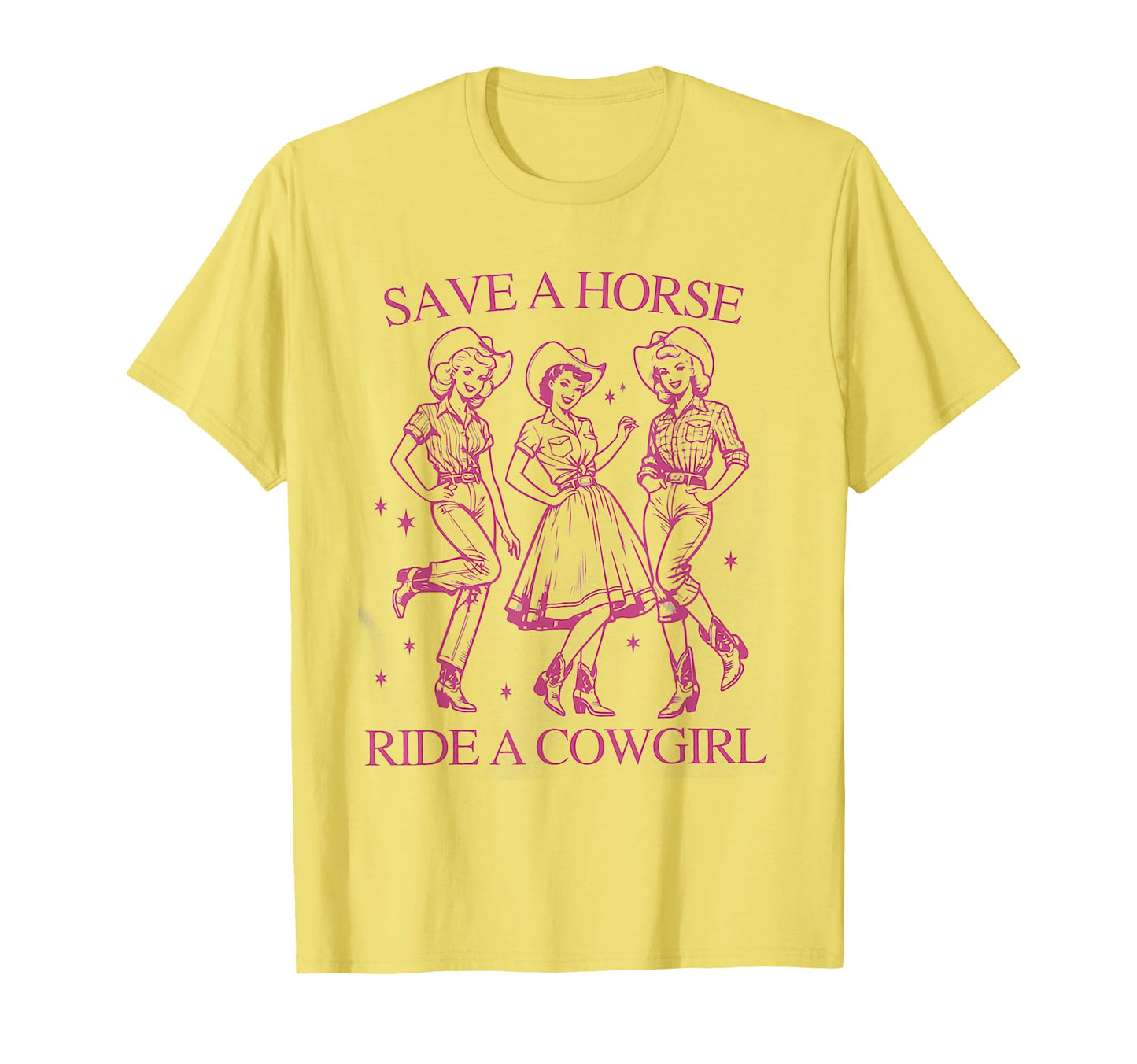 Save Horse Ride Cowgirl Lesbian Pride T-Shirt - Streetwear Style Unisex - T-Shirt, Sweatshirt, Hoodie