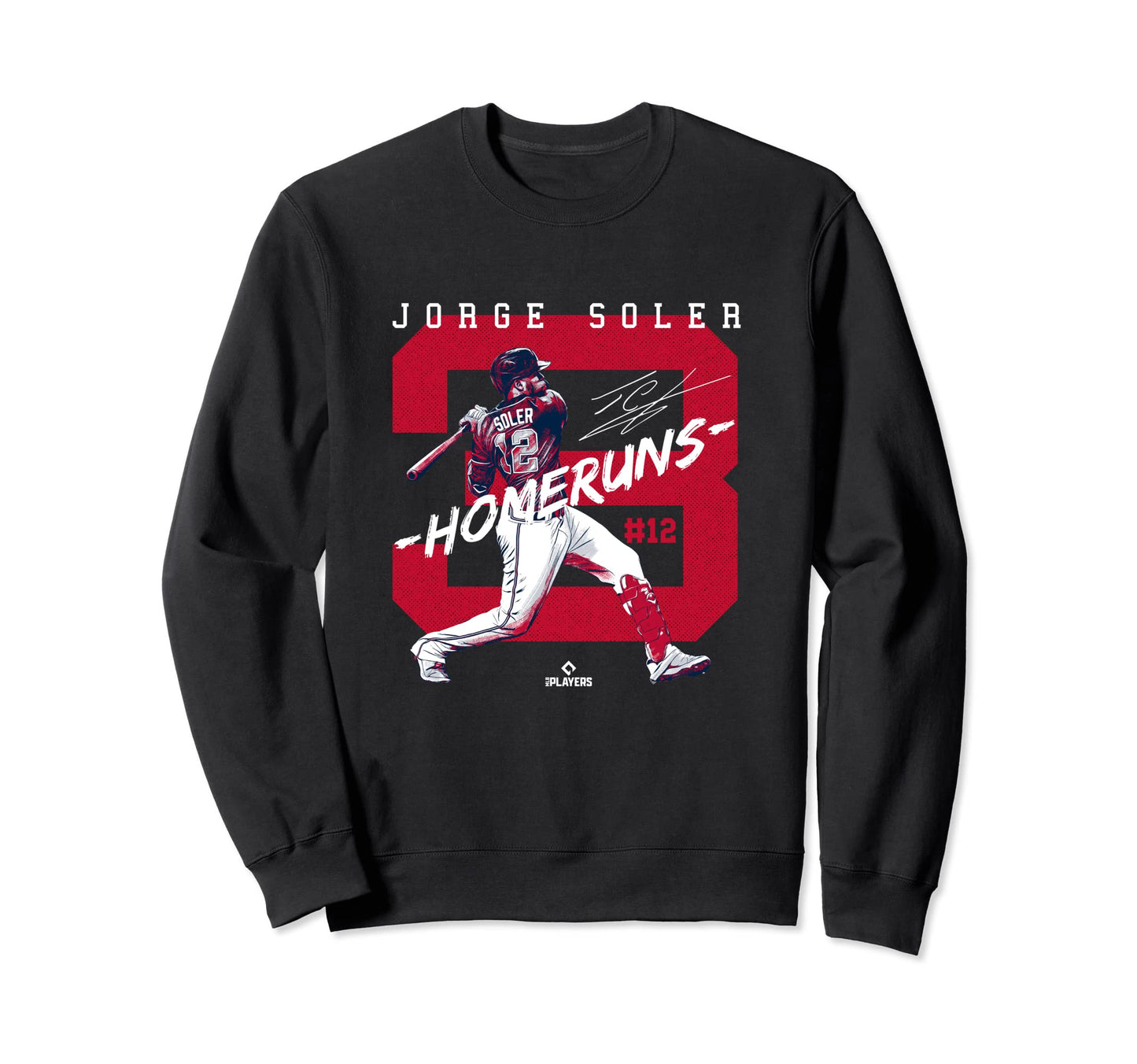 3 Home Runs Jorge Soler Mlbpa Sweatshirt - Trendy Graphic for Adults - T-Shirt, Sweatshirt, Hoodie