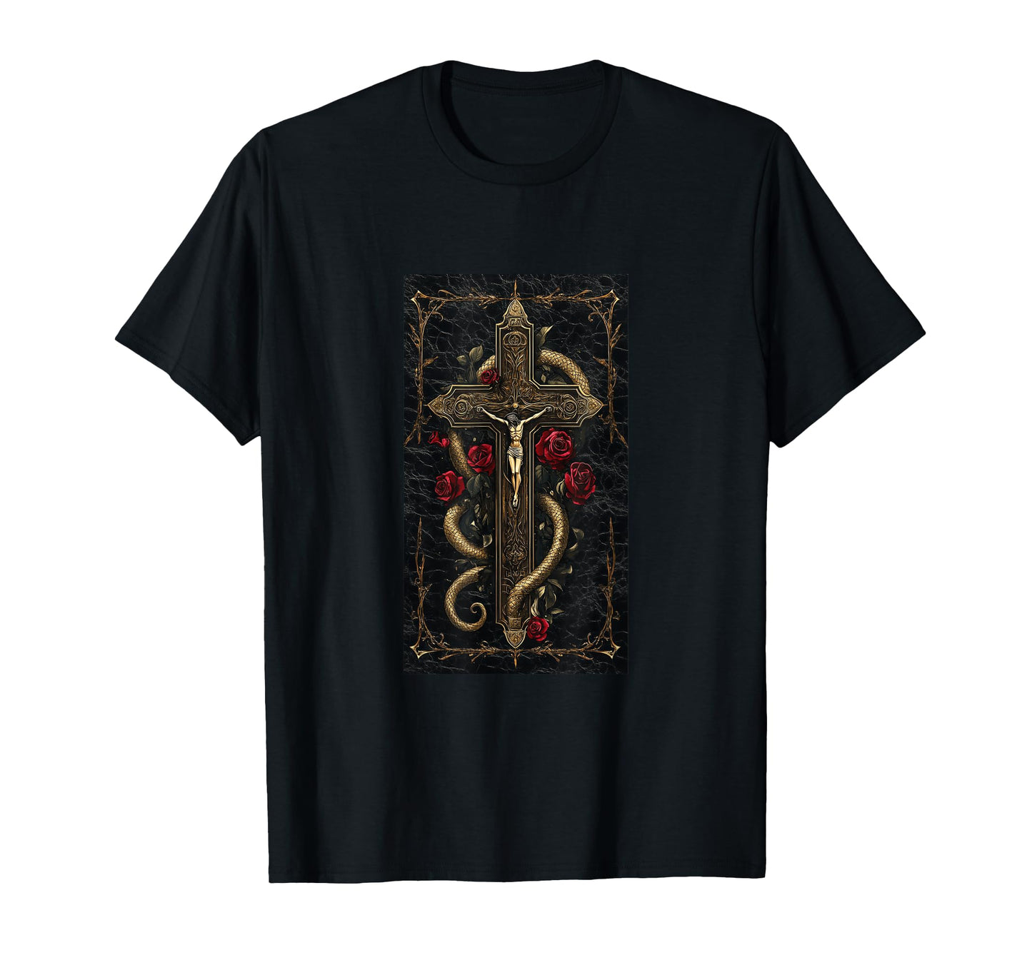 Gothic Cross Grunge Aesthetic Y2K Goth T-Shirt - Streetwear Style Unisex - T-Shirt, Sweatshirt, Hoodie