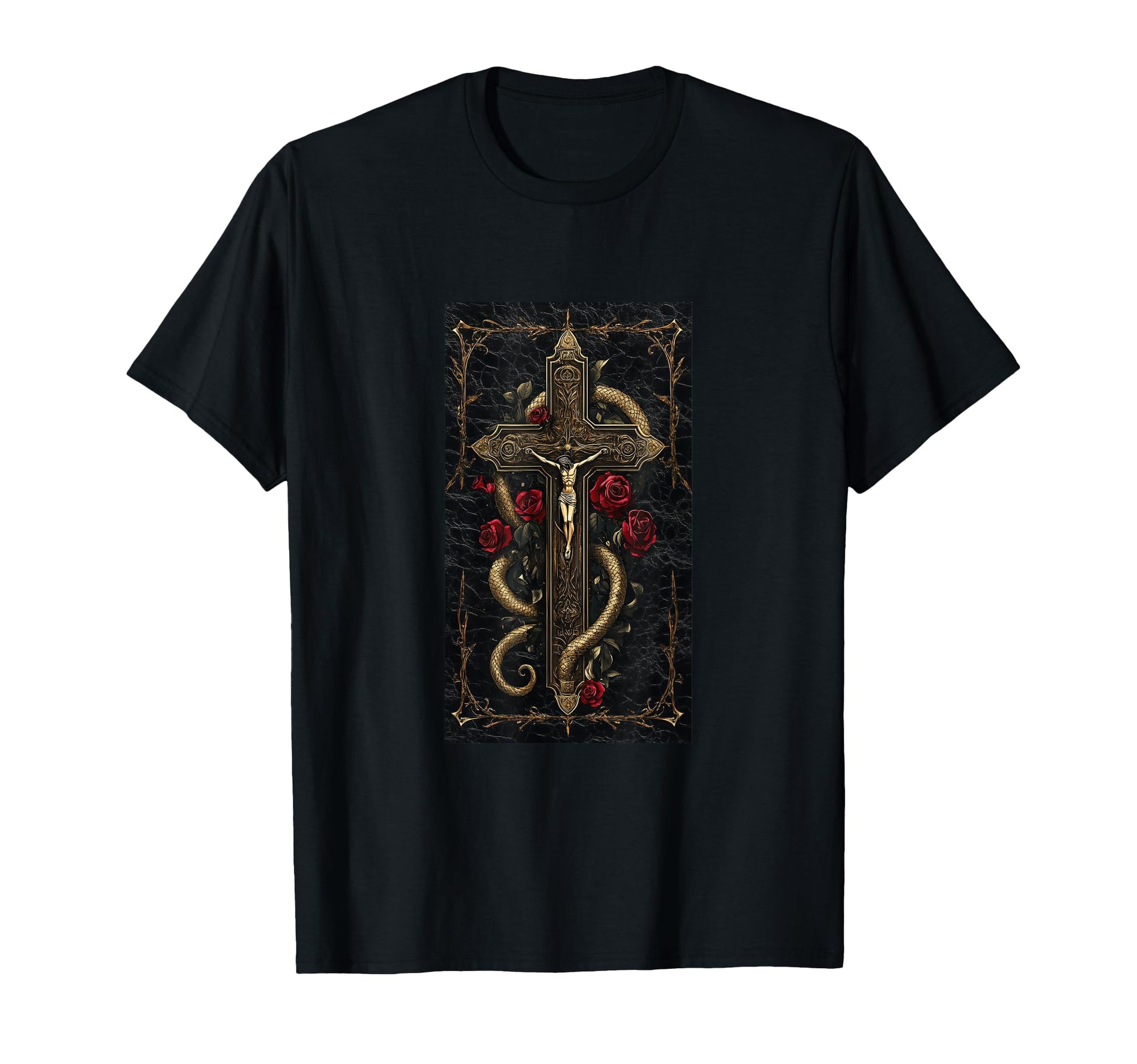 Gothic Cross Grunge Aesthetic Y2K Goth T-Shirt - Streetwear Style Unisex - T-Shirt, Sweatshirt, Hoodie
