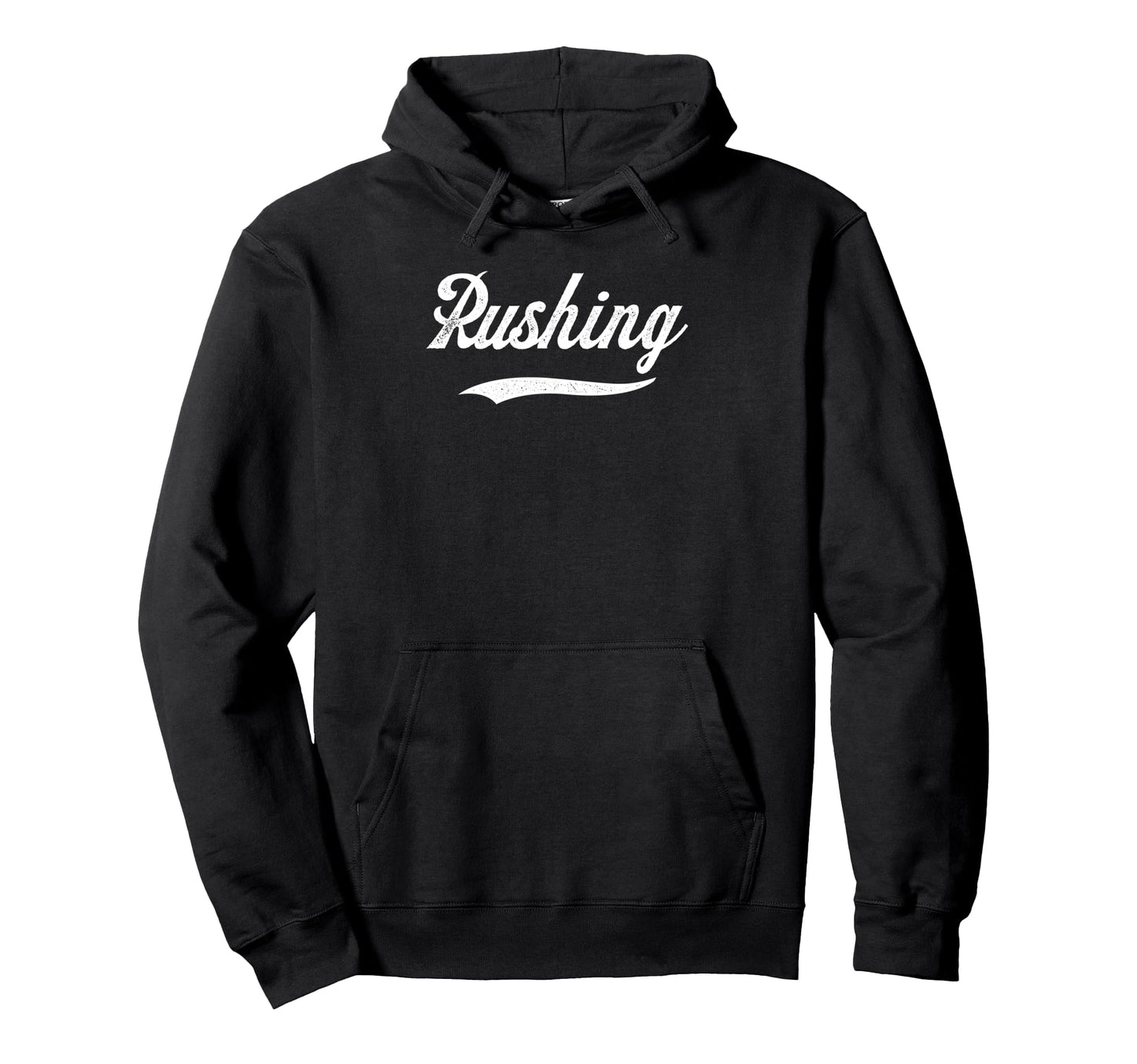 Distressed Script Dalton Rushing Hoodie - Unique Graphic for Adults - T-Shirt, Sweatshirt, Hoodie