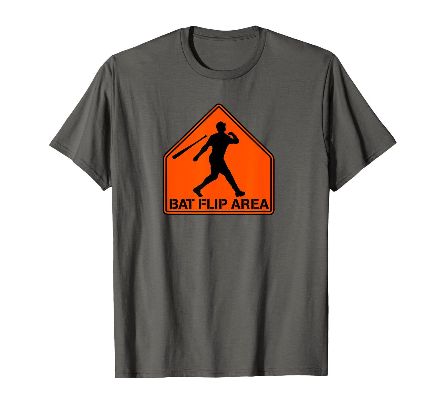 Funny Bat Flip Area Home Run Dinger T-Shirt - Minimalist Print for Adults - T-Shirt, Sweatshirt, Hoodie