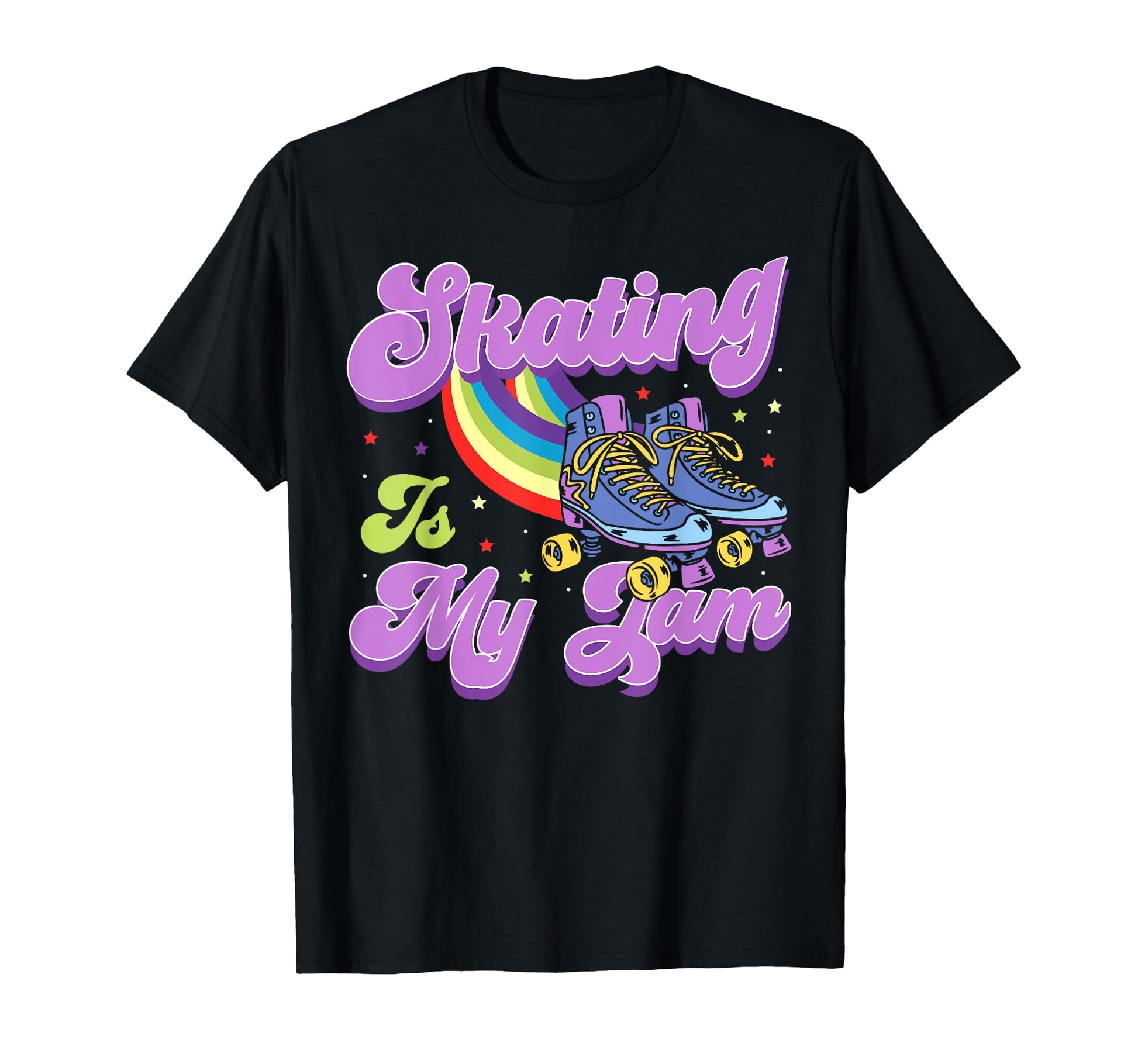 Roller Skating Skate 1970S Skating Is My T-Shirt - Unique Graphic Unisex - T-Shirt, Sweatshirt, Hoodie