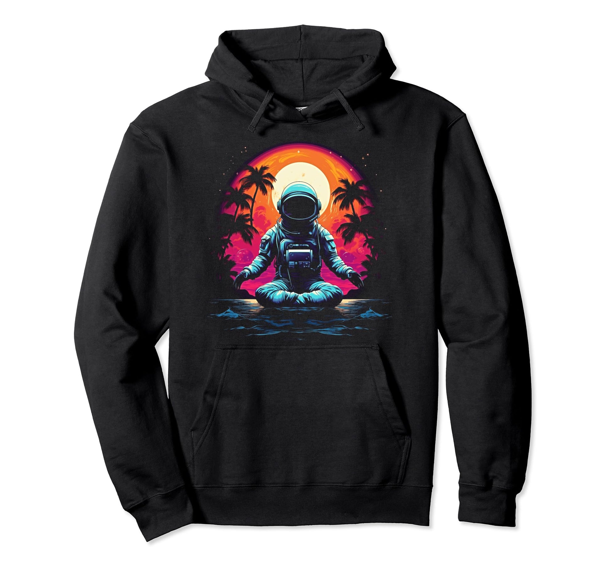 Synthwave Astronaut Cyberpunk 80S Sci Fi 36 Hoodie - Trendy Graphic Unisex - T-Shirt, Sweatshirt, Hoodie