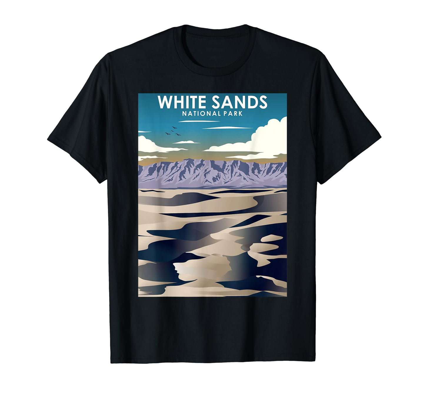 White Sands National Park New Mexico T-Shirt - Minimalist Print Unisex - T-Shirt, Sweatshirt, Hoodie