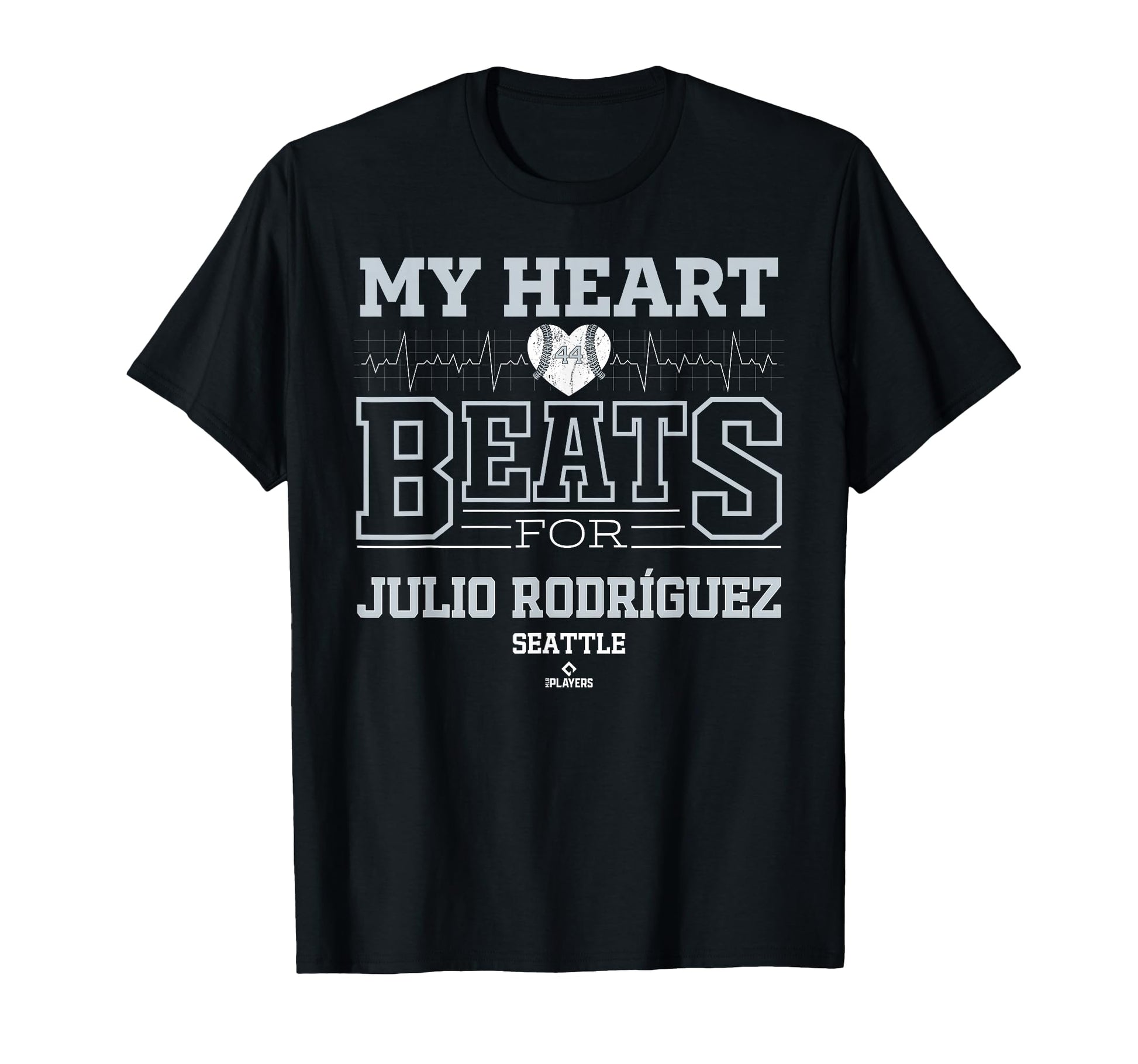 My Heart Beats Julio Rodr Guez Seattle T-Shirt - Graphic Print Unisex - T-Shirt, Sweatshirt, Hoodie