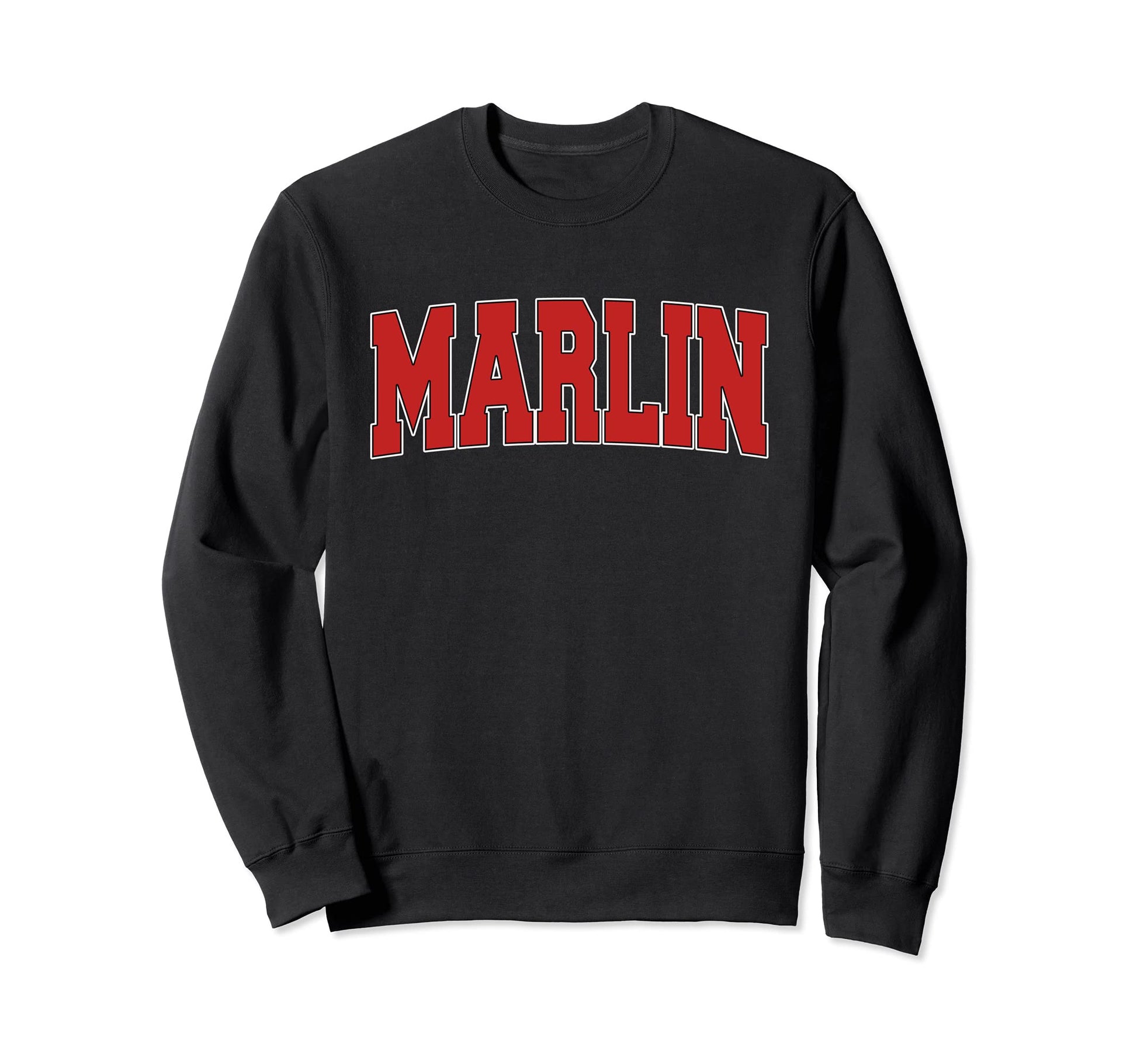 Marlin Tx Texas Varsity Usa Sports Sweatshirt - Fun Novelty Design Unisex - T-Shirt, Sweatshirt, Hoodie