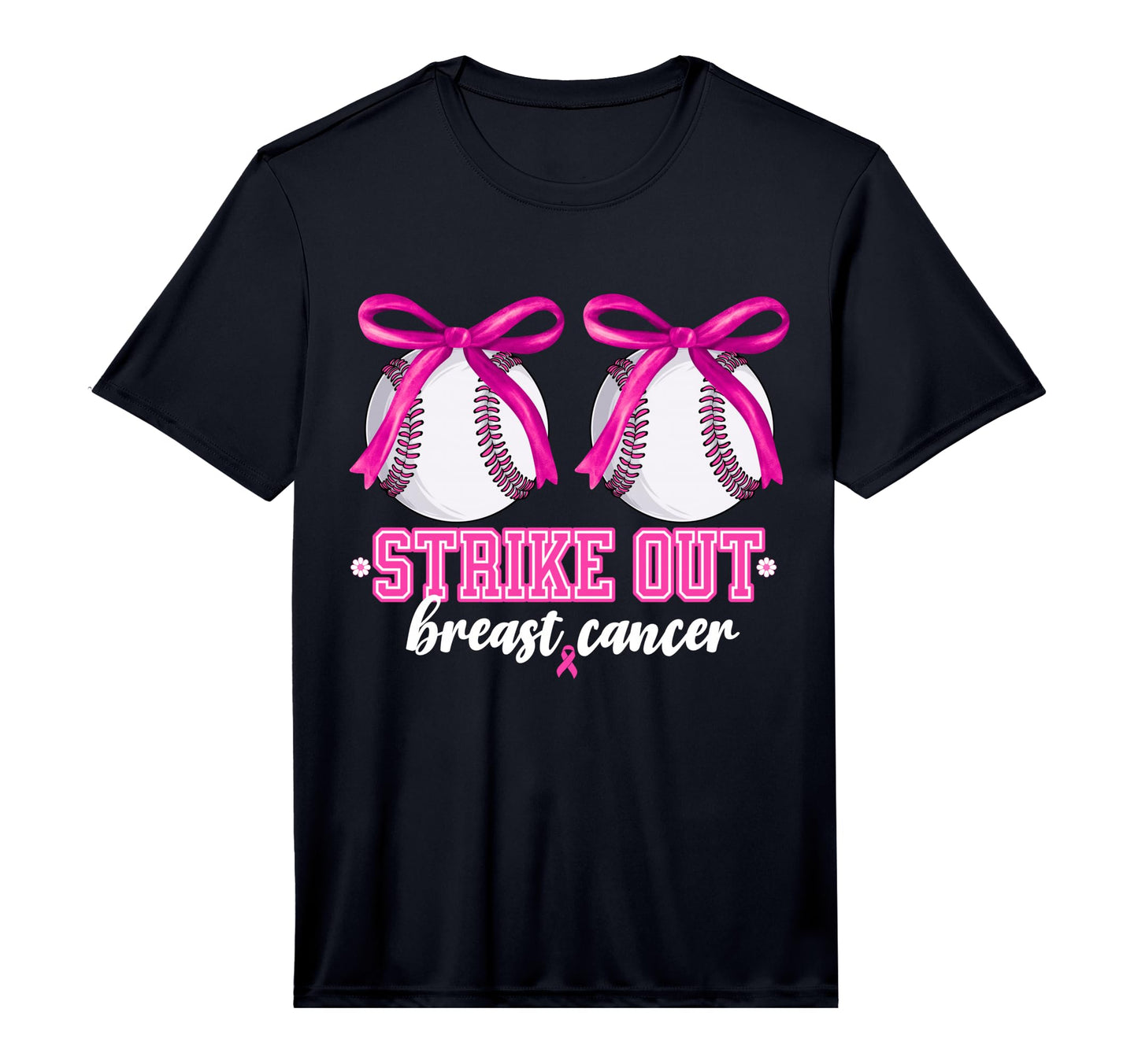 Mens Baseball Boobs Strike Out T-Shirt - Fun Novelty Design for Adults - T-Shirt, Sweatshirt, Hoodie