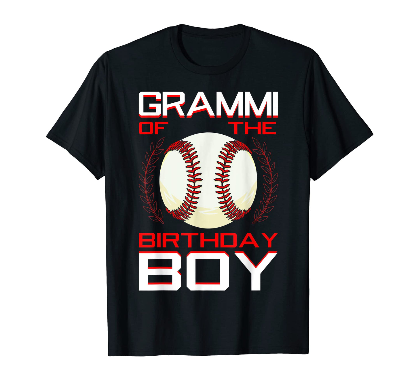 Grammi Birthday Baseball Theme Bday Party T-Shirt - Graphic Print Unisex - T-Shirt, Sweatshirt, Hoodie