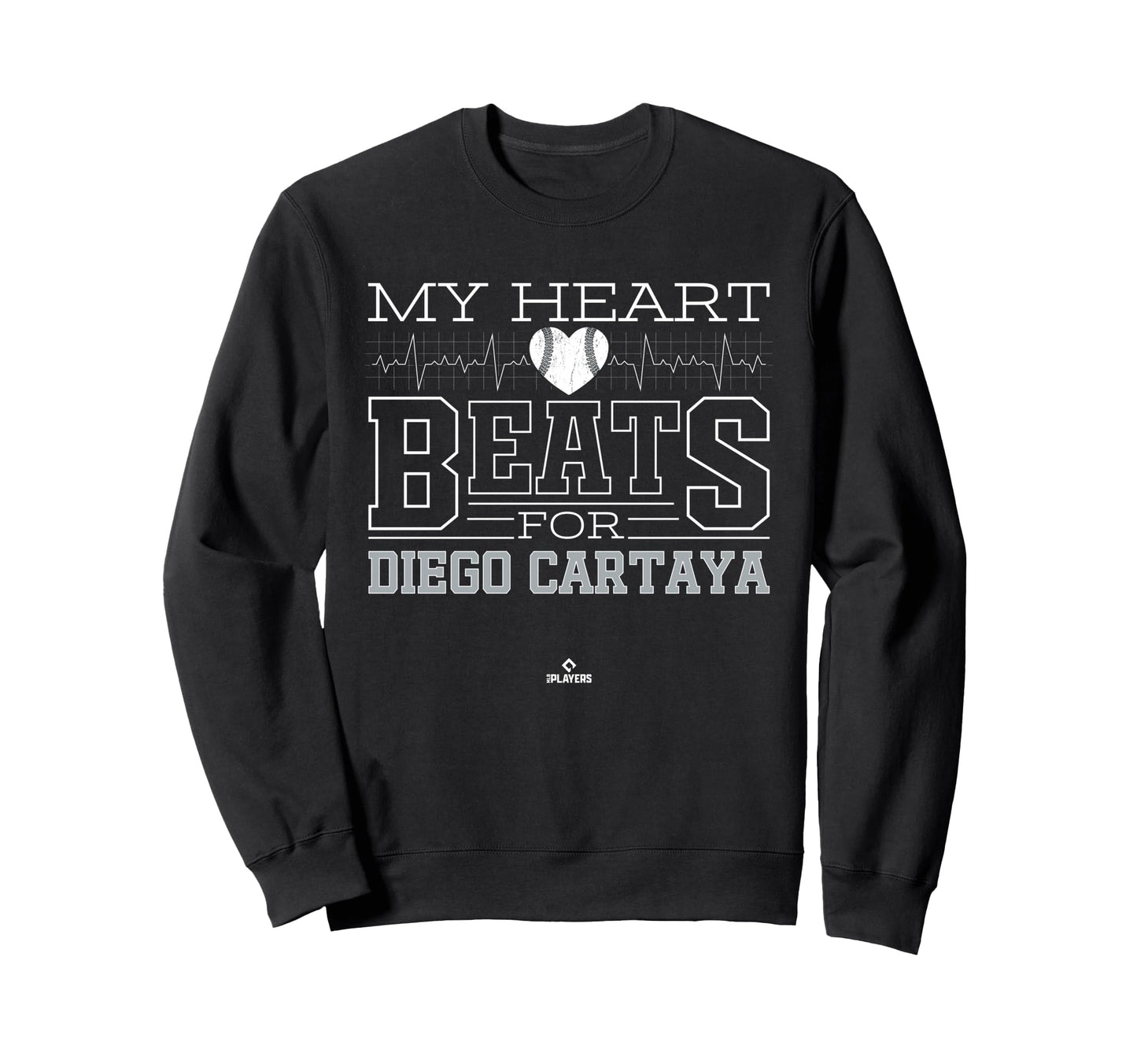 My Heart Beats Diego Cartaya Prospect Sweatshirt - Graphic Print Men Women - T-Shirt, Sweatshirt, Hoodie