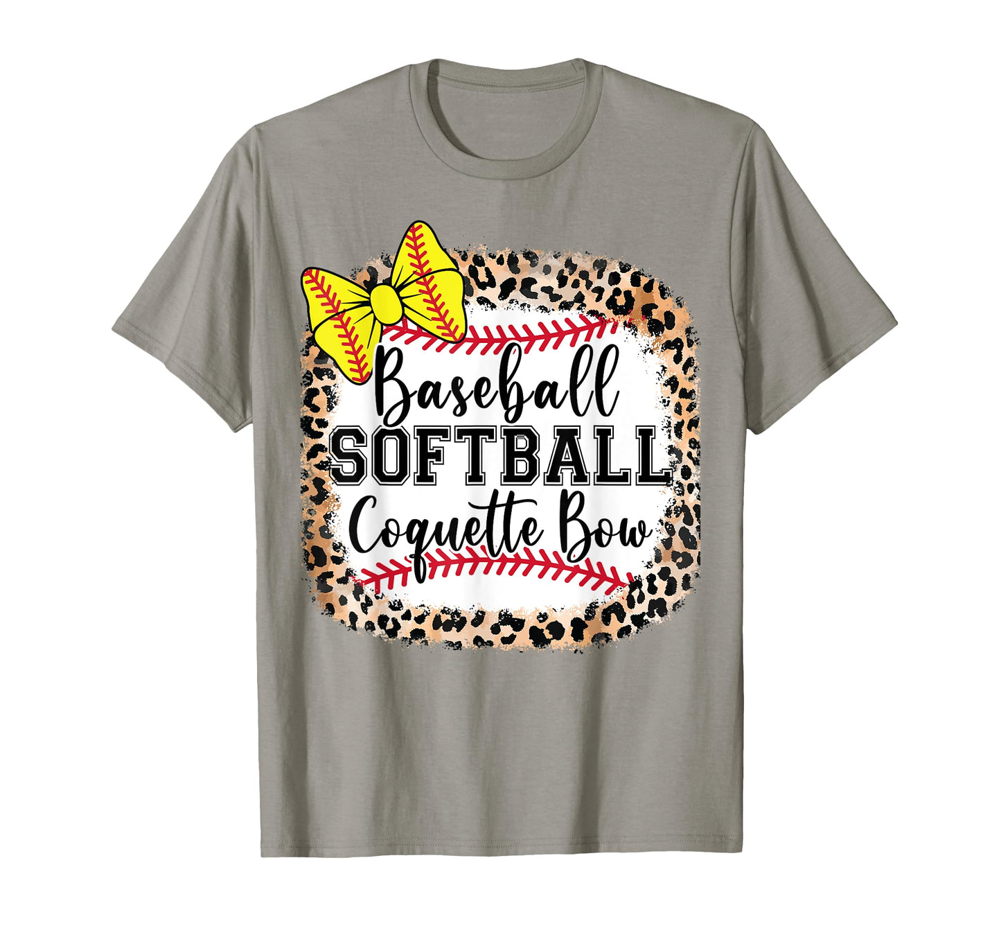 Mom Baseball Softball Coquette Bow Teen T-Shirt - Unique Graphic Unisex - T-Shirt, Sweatshirt, Hoodie